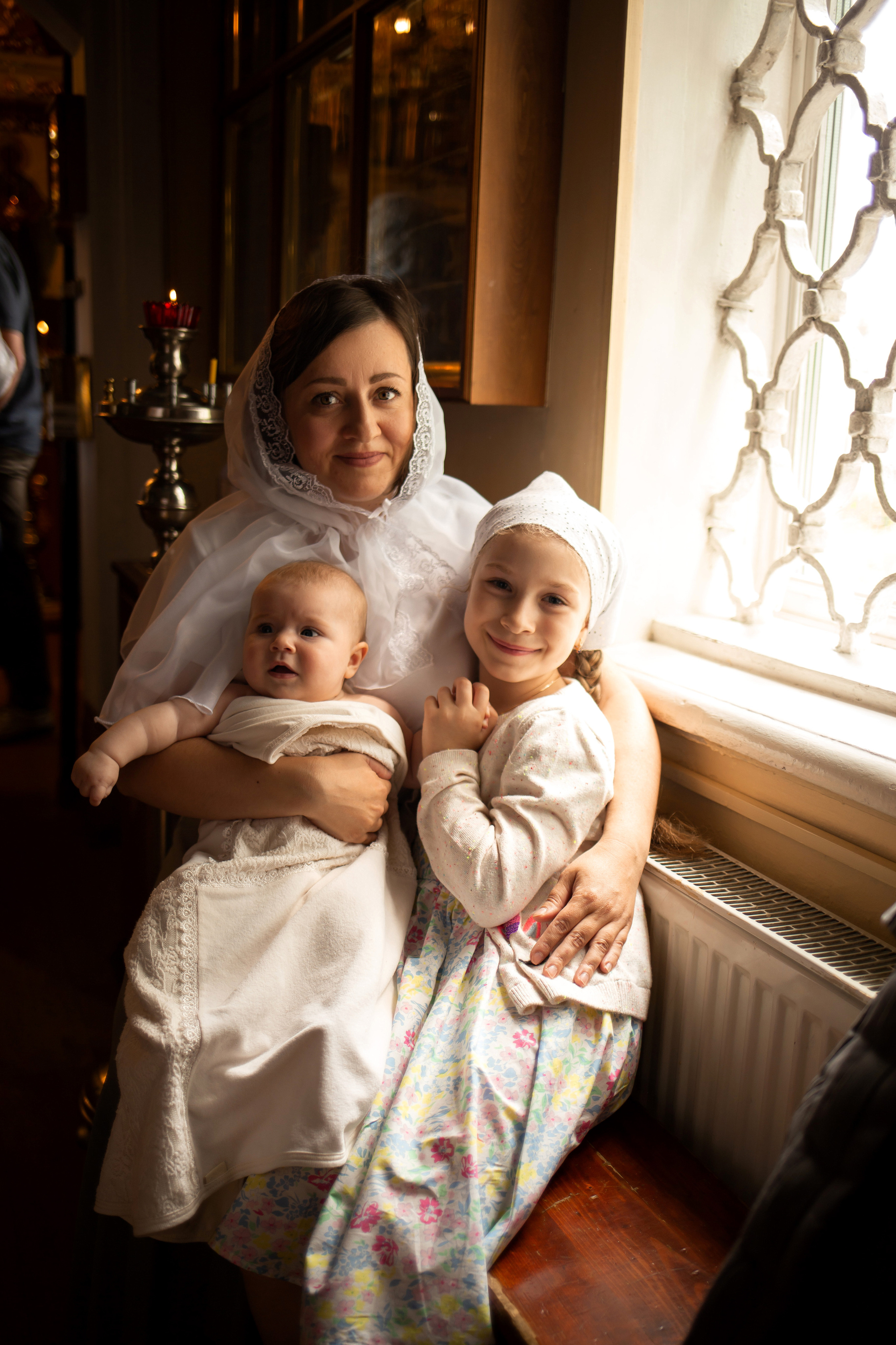 Георгиевский храм. Крещение Есении. Семейный и женский фотограф в Москве Евгения Малина