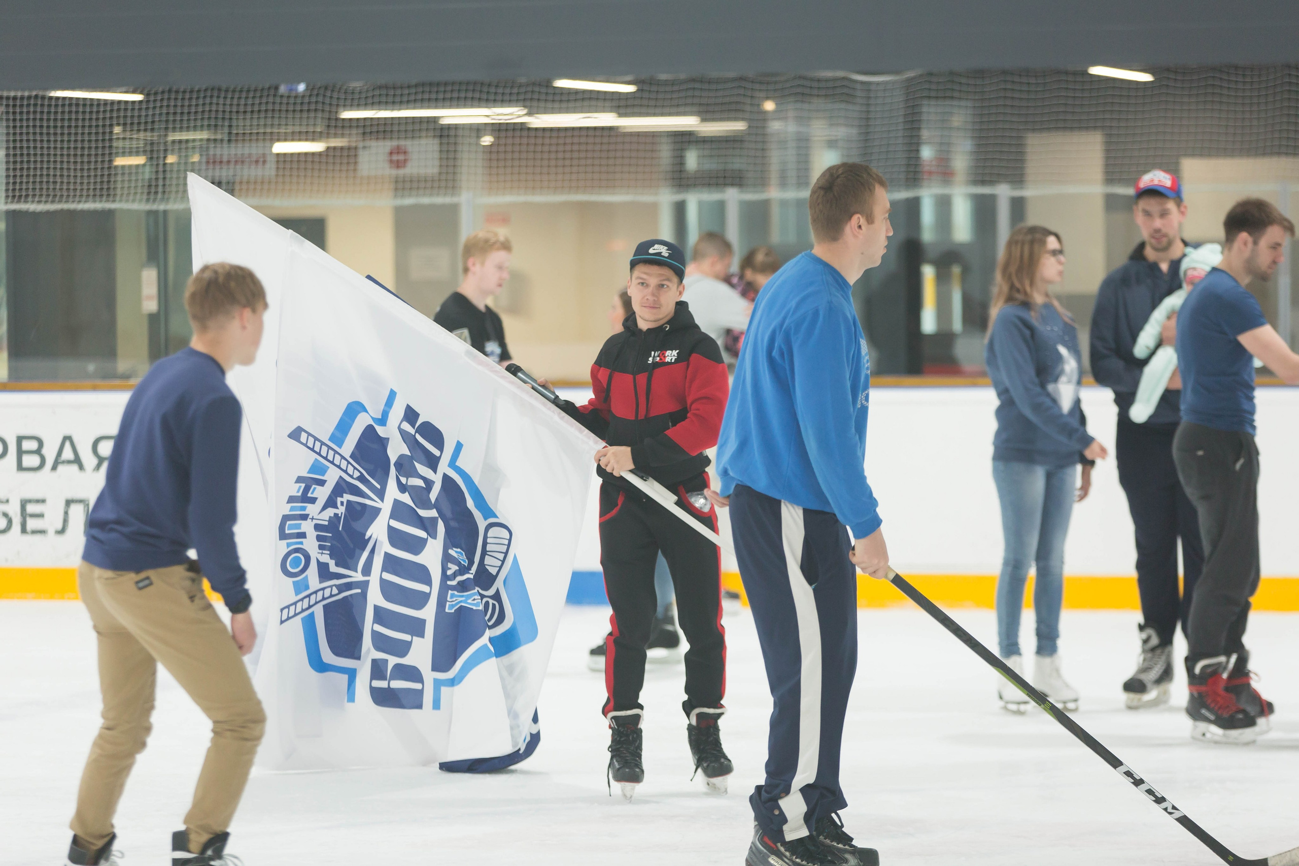 Хоккей для НПО «Аврора». Снимаю съемки