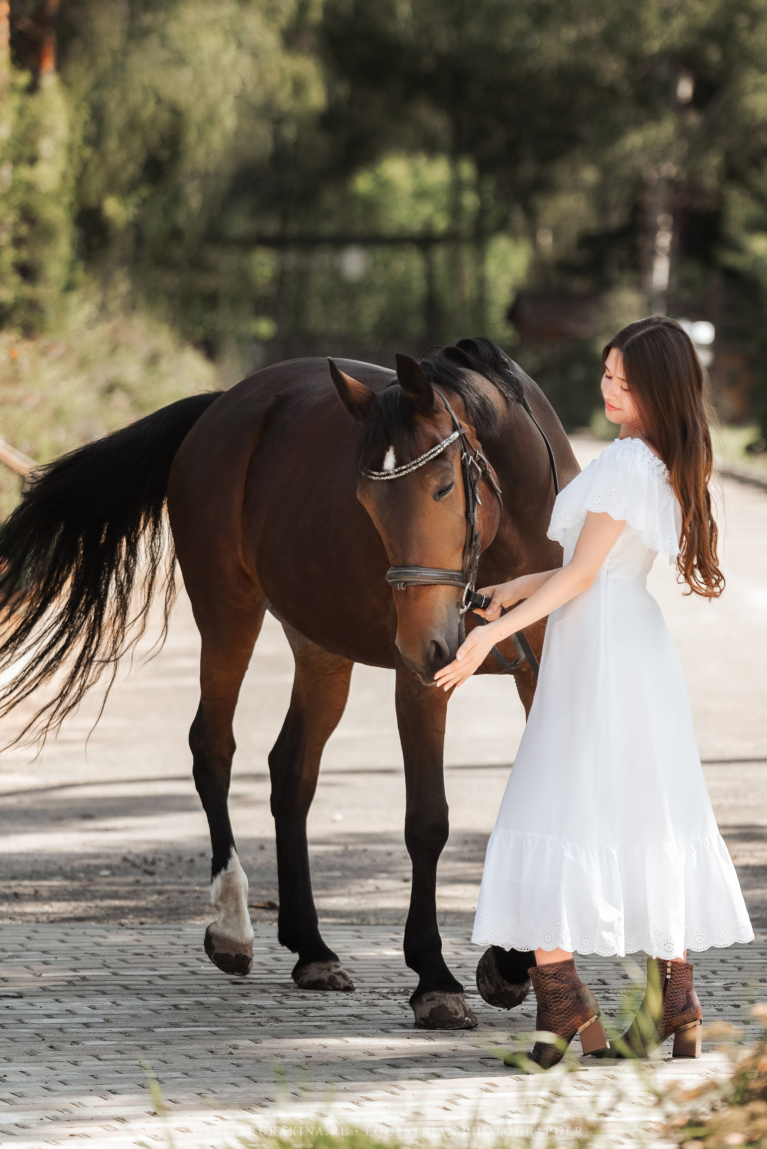 Полина и Заправа. Конный фотограф Куракина Дарья • Фотосессии с лошадьми