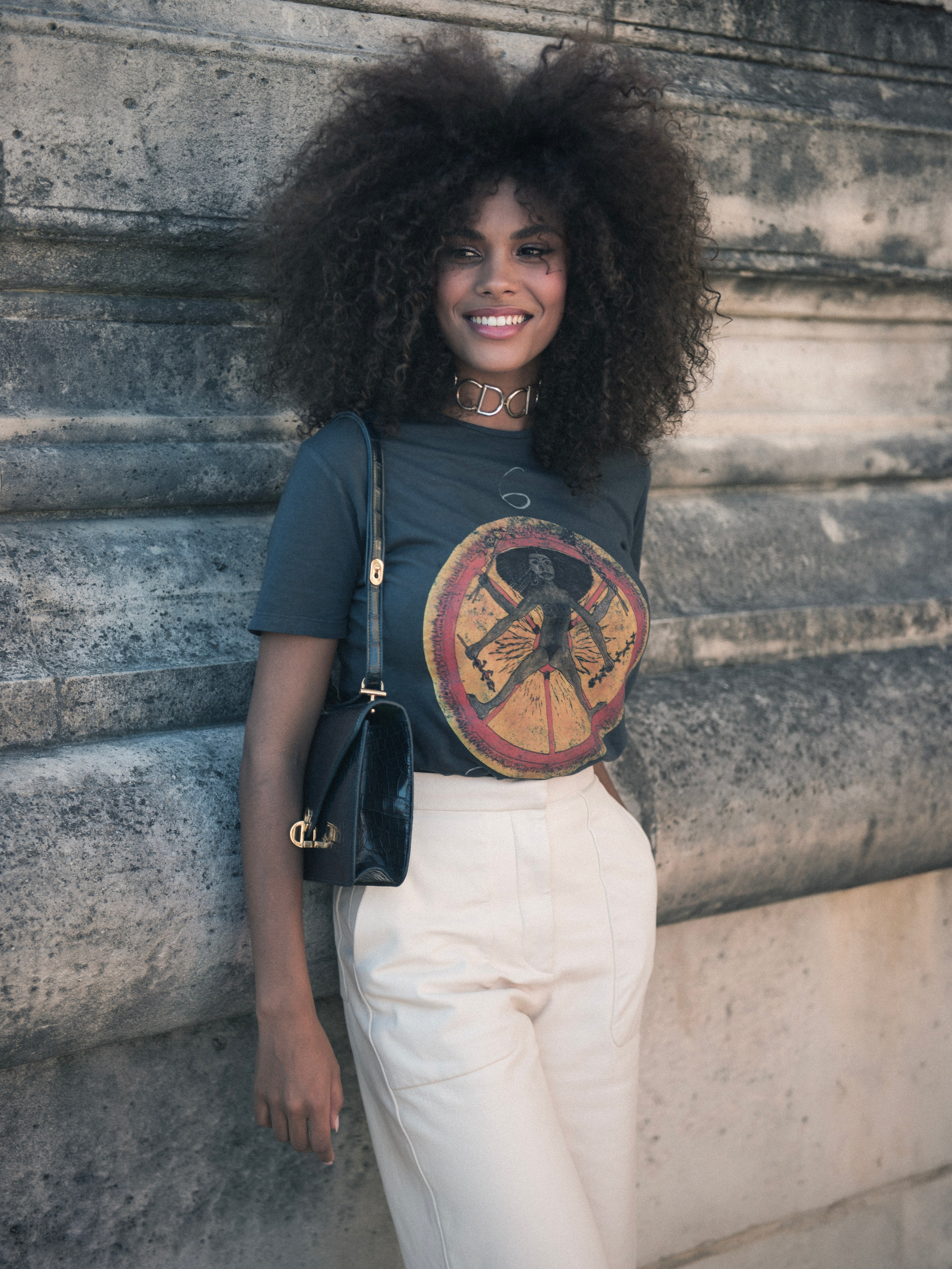 TINA KUNAKEY/ DIOR for ELLE. Фотограф Andre Boyakov