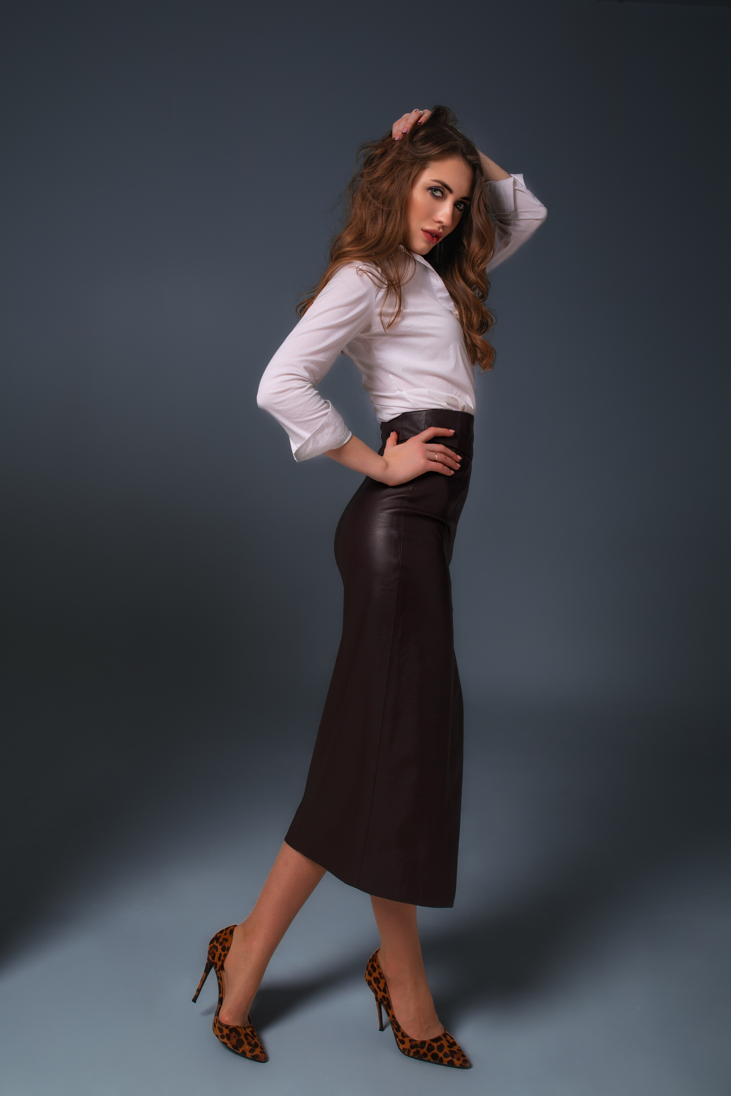 Фотосет с Анастасией в студии на циклораме в формате для «себя»