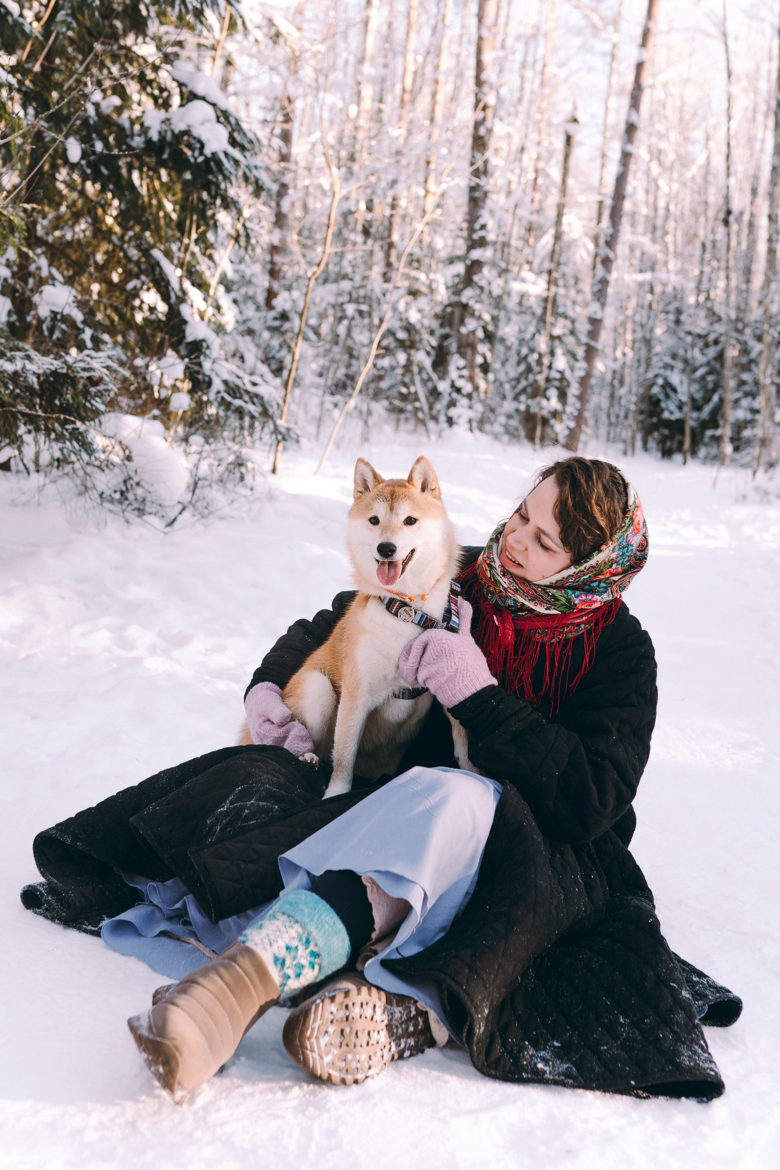 Каори, Анна и Антон. Фотограф анималист в Спб недорого Олеся Майорова
