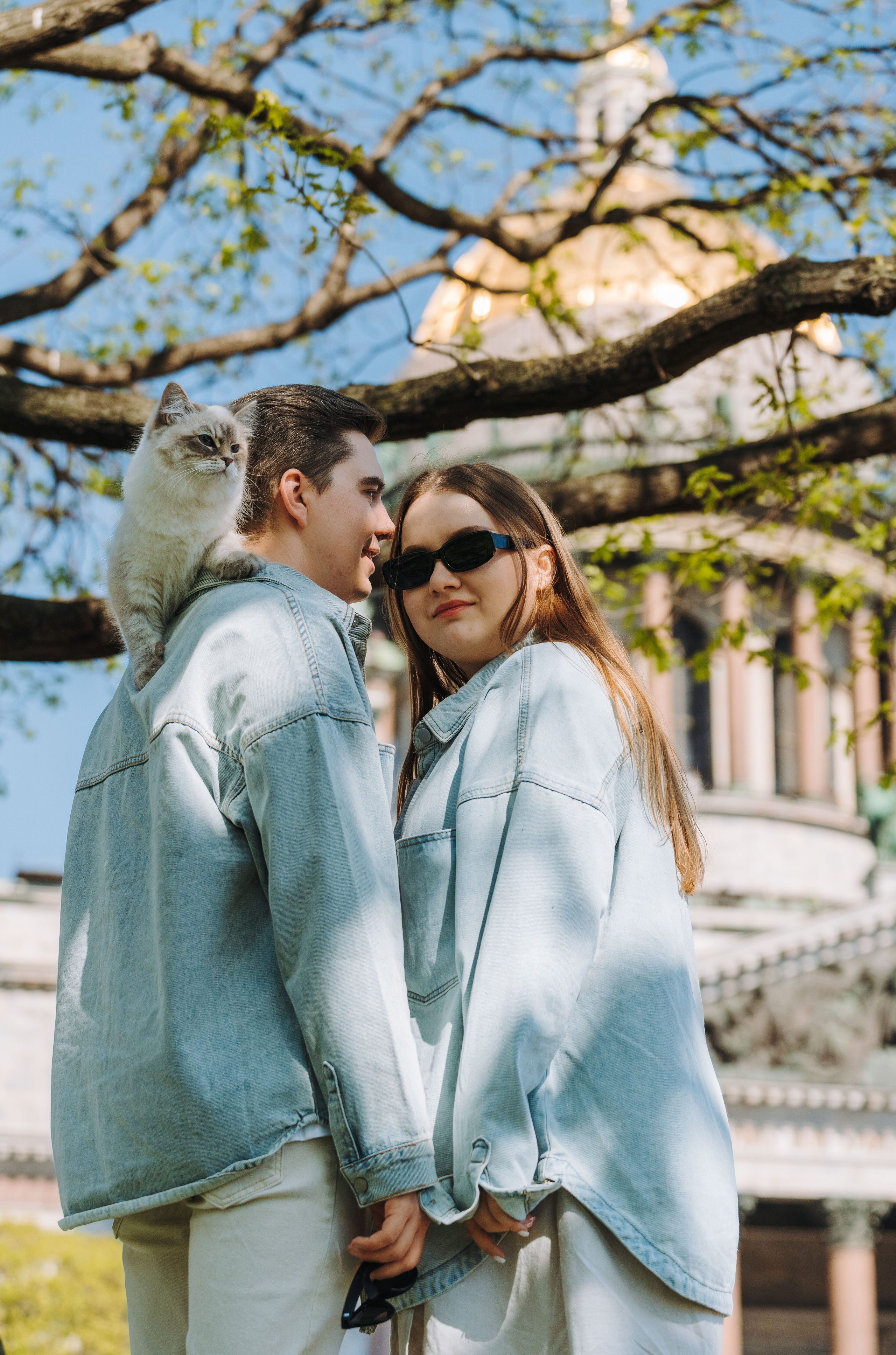 Сильвия, Полина и Никита. Фотограф анималист в Спб недорого Олеся Майорова