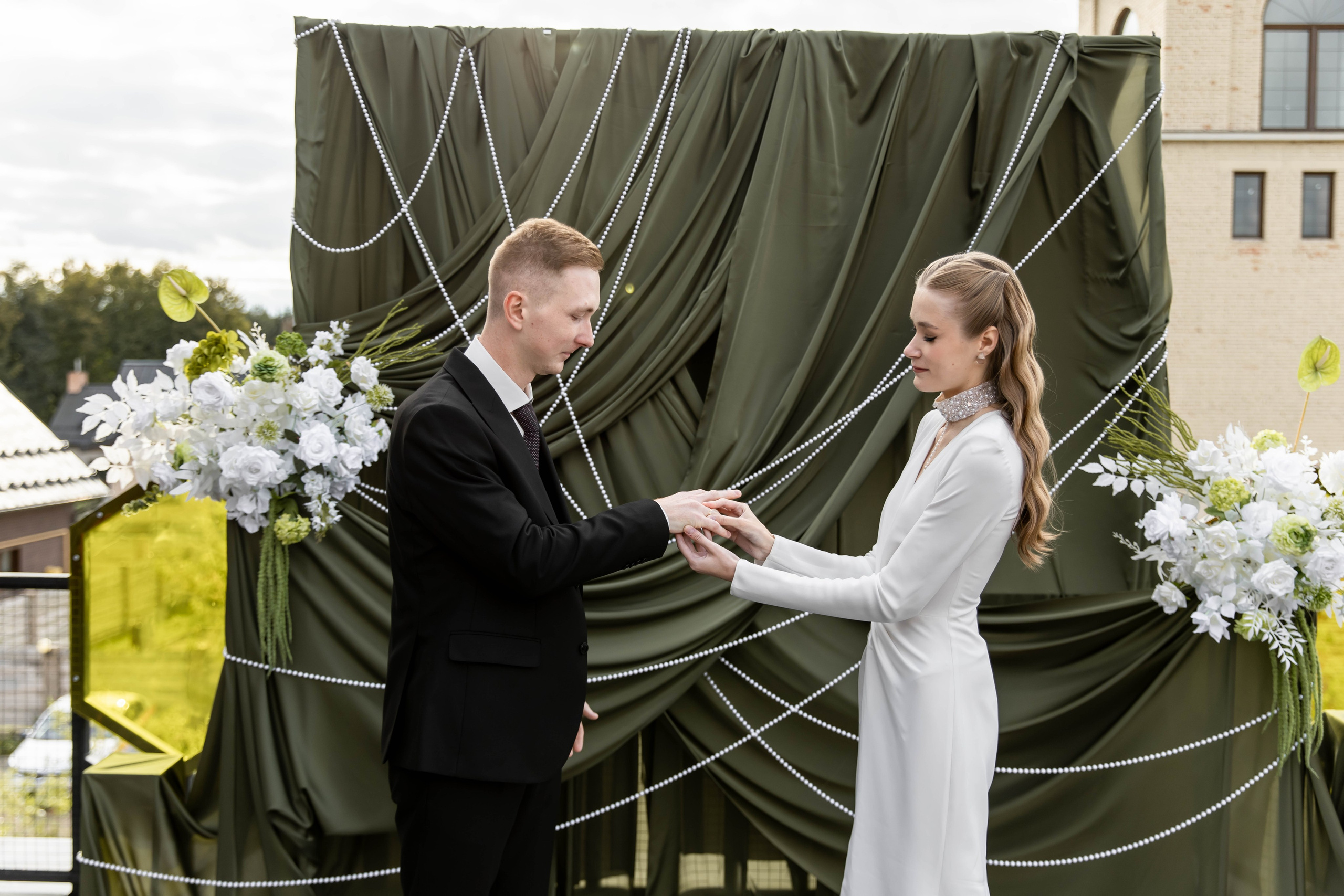 Выездная регистрация + Барвиха + банкет. Свадебный и семейный фотограф в Москве Диана Левченко