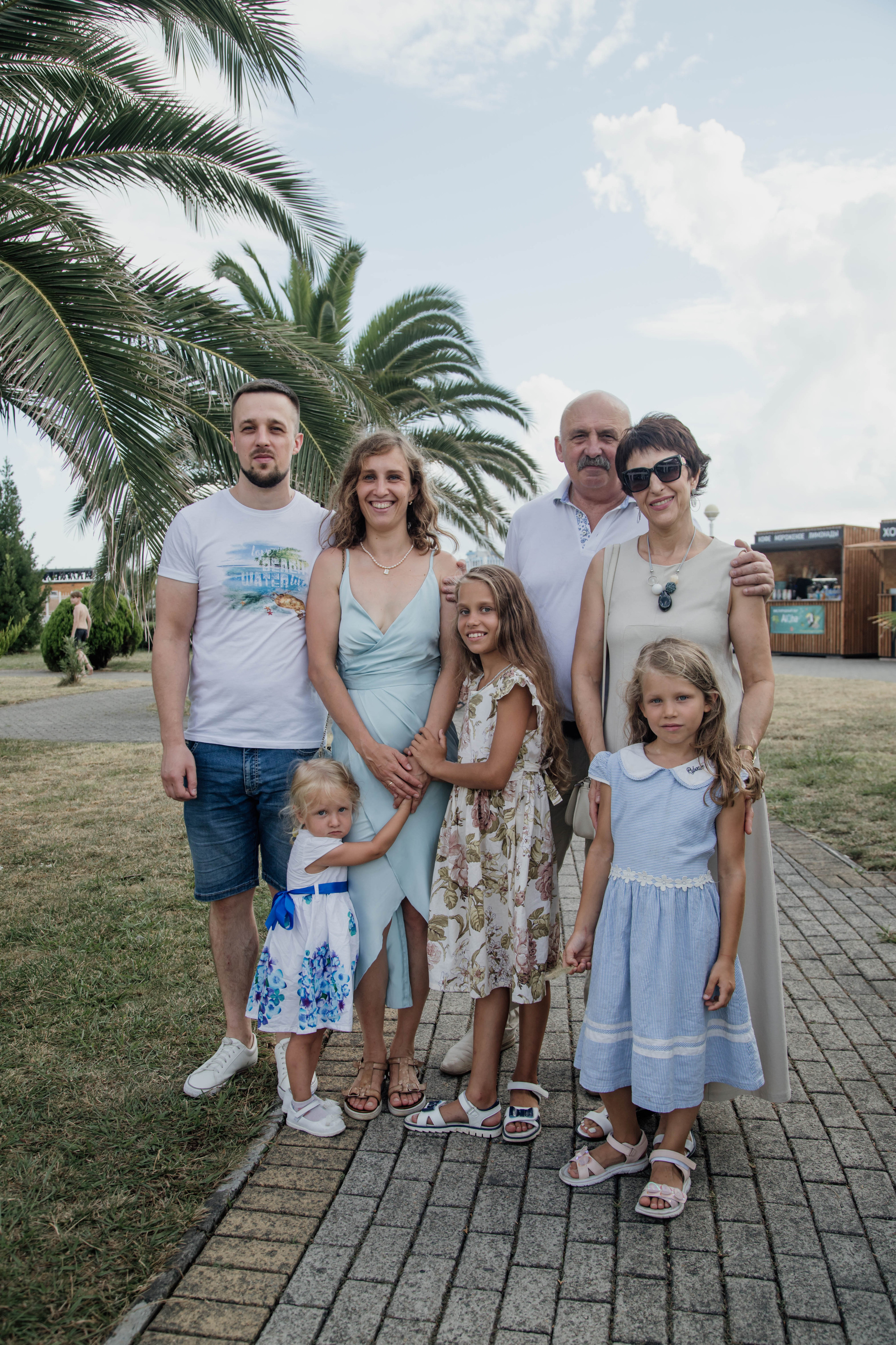 Юлия с семьей. Свадебный, семейный, детский фотограф в Сочи Виолетта Александрова