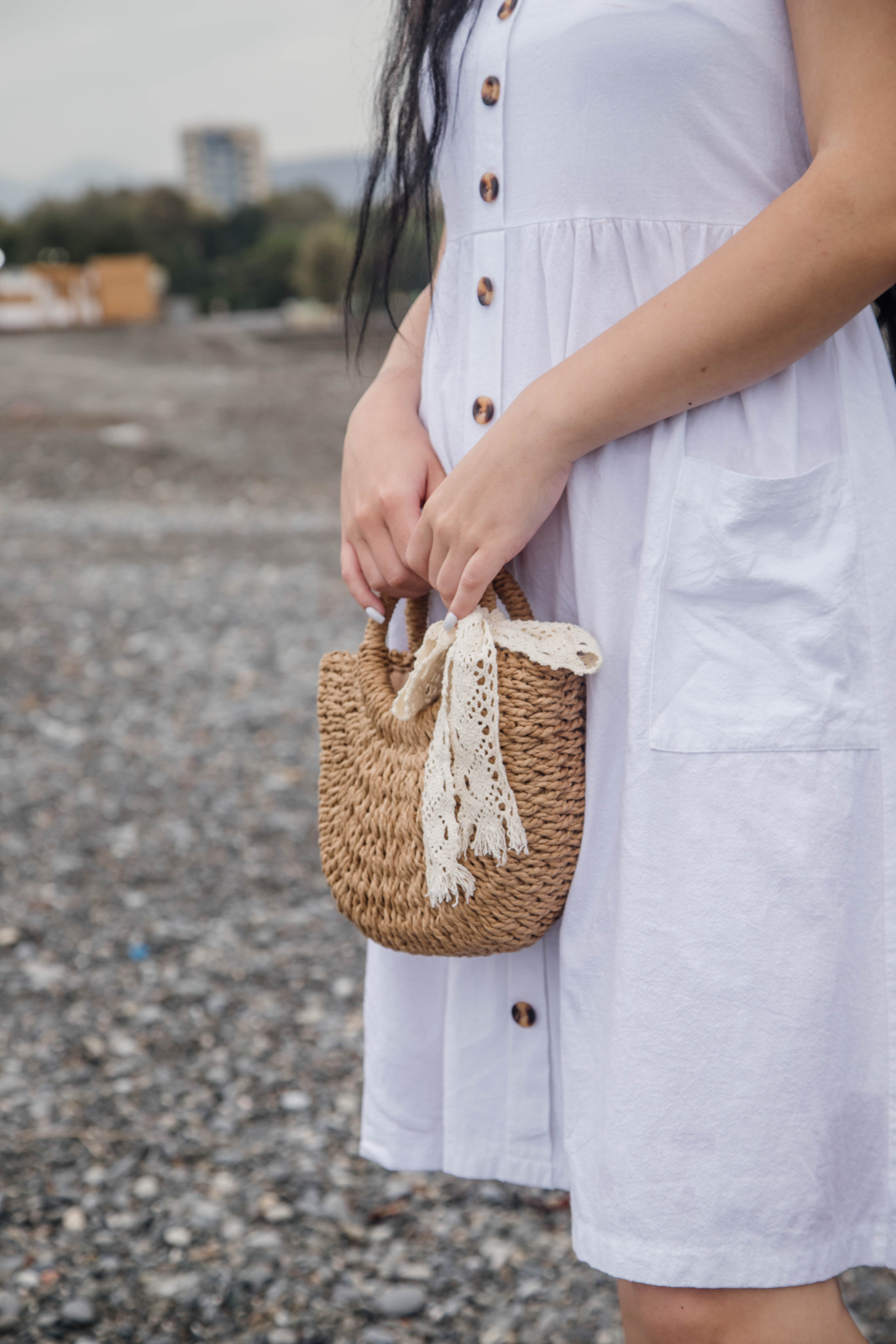 Портретная фотосессия для Арины на пляже. Свадебный, семейный, детский фотограф в Сочи Виолетта Александрова