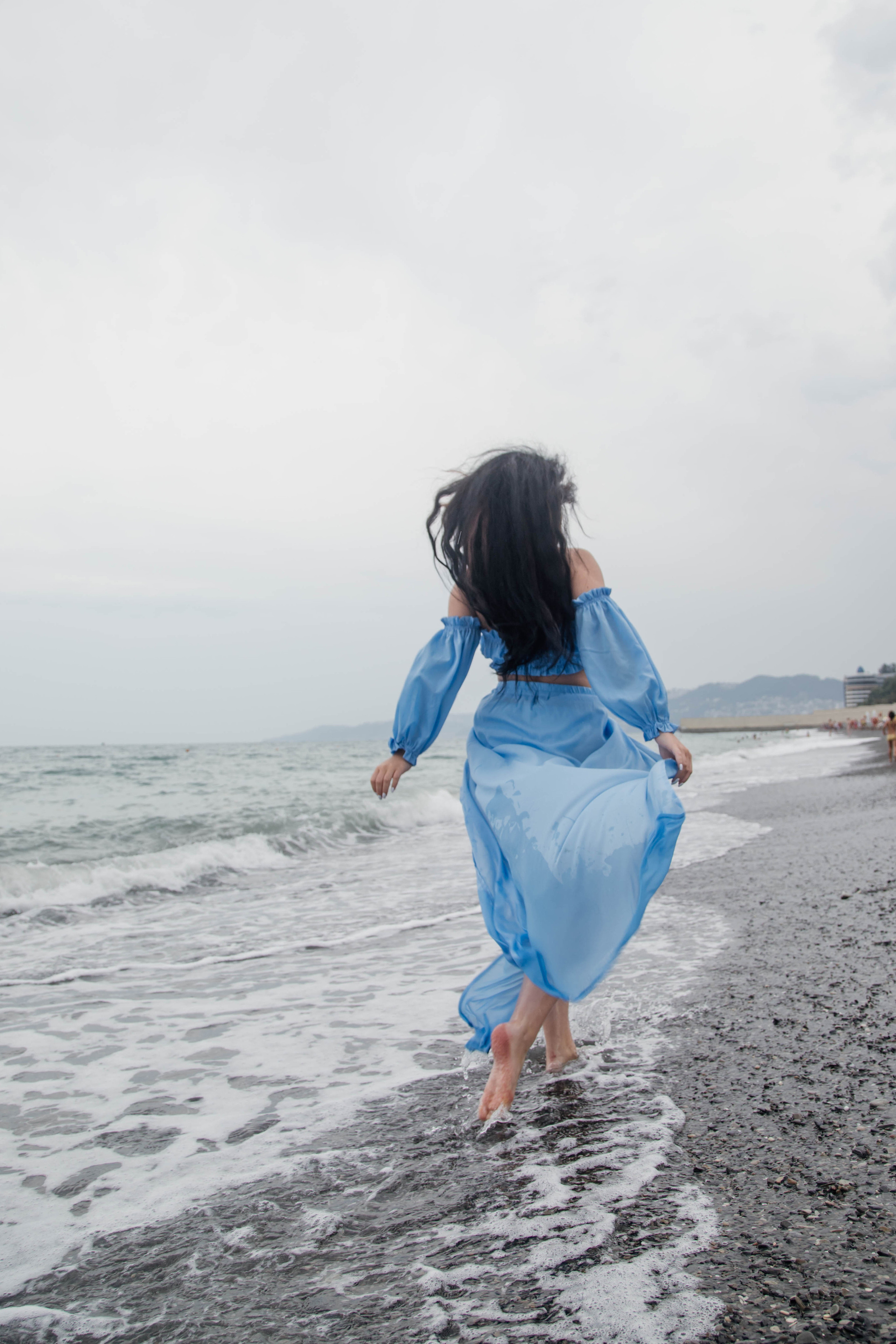 Портретная фотосессия для Арины на пляже. Свадебный, семейный, детский фотограф в Сочи Виолетта Александрова