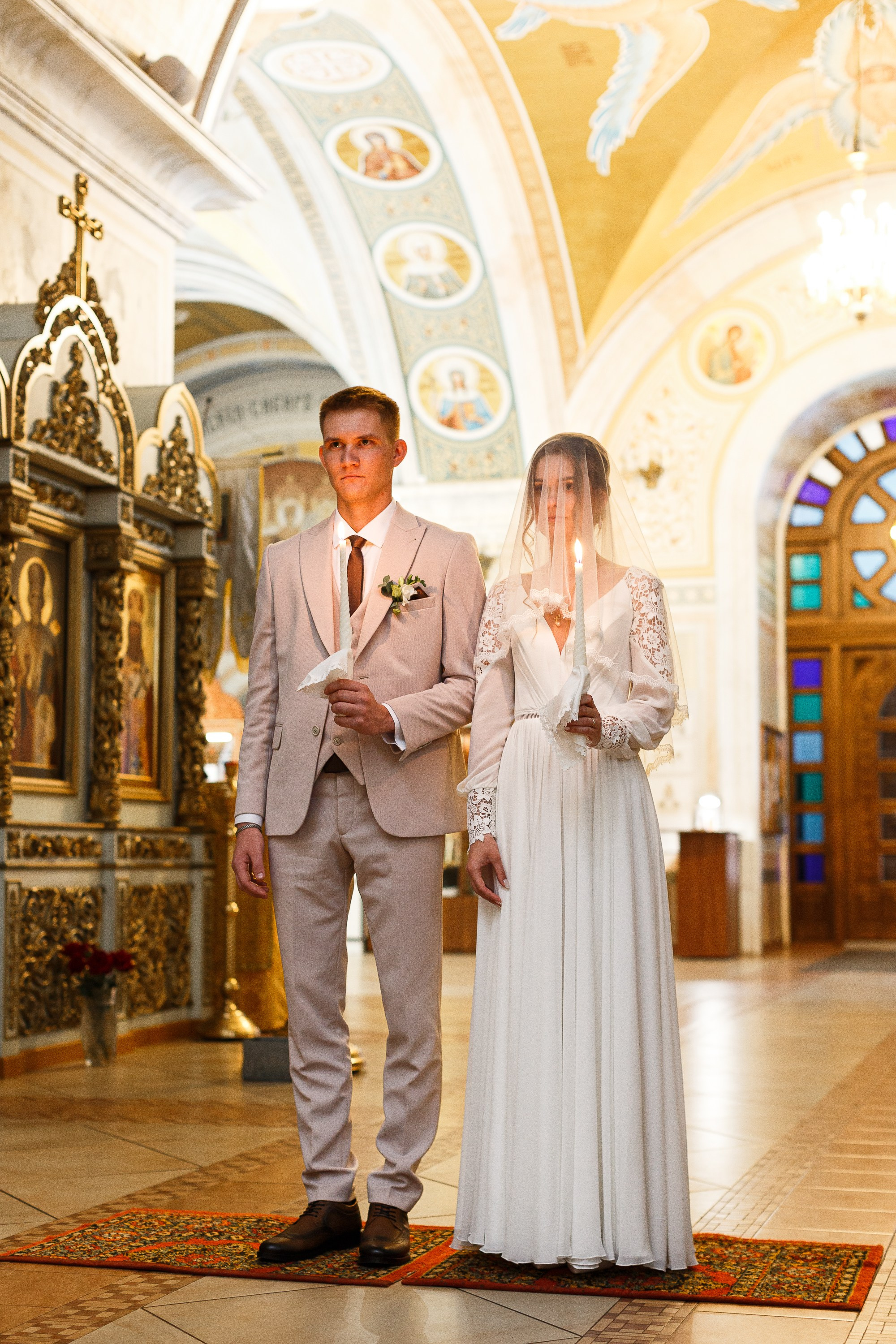 Венчание в храме Живоначальной Троицы на Шаболовке