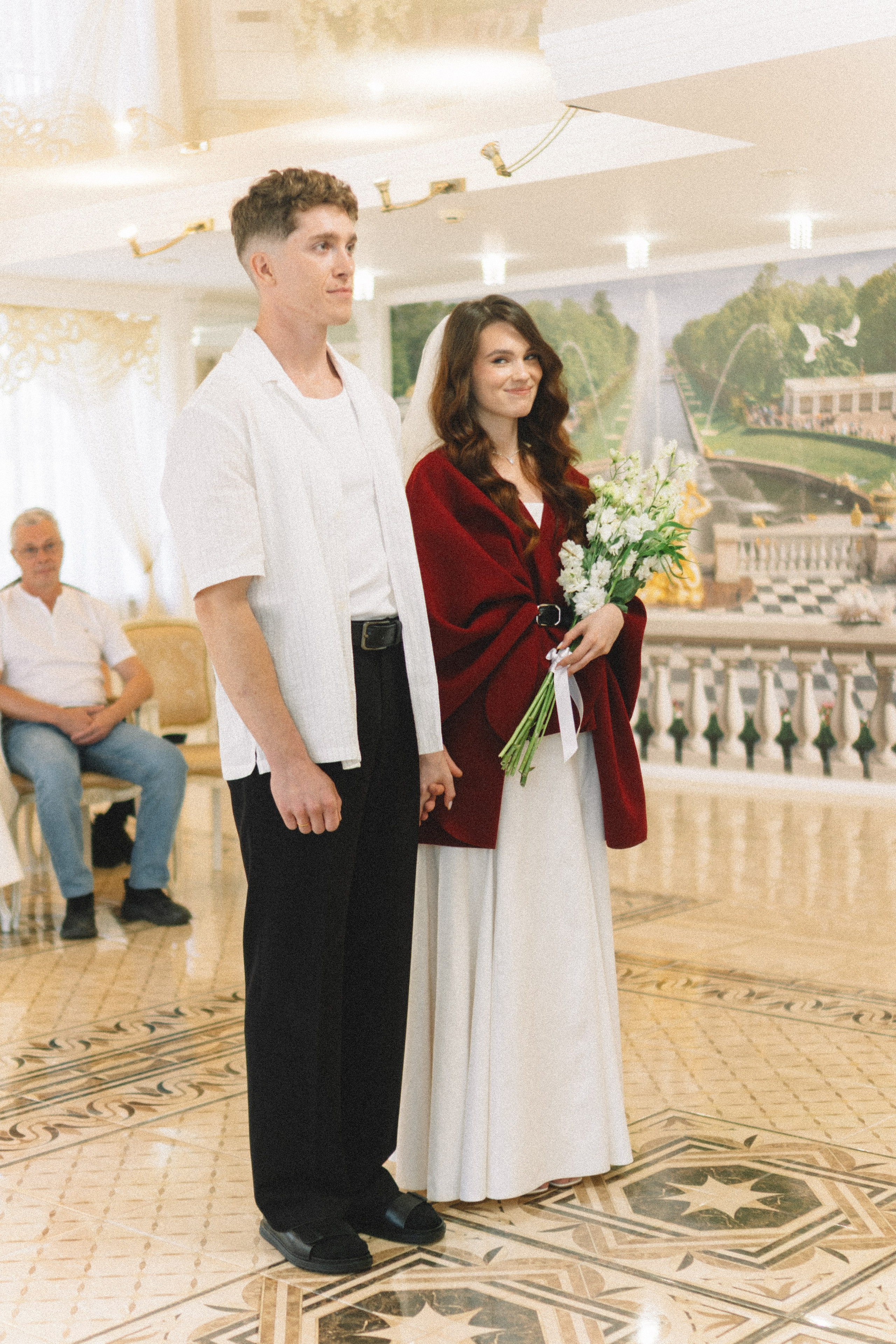 СВАДЕБНАЯ СЬЕМКА В ПЕТЕРГОФЕ И СЬЕМКА РЕПОРТАЖА В ЗАГСЕ ПЕТЕРГОФА. Профессиональный фотограф, Санкт-Петербург — Виктория Богомолова