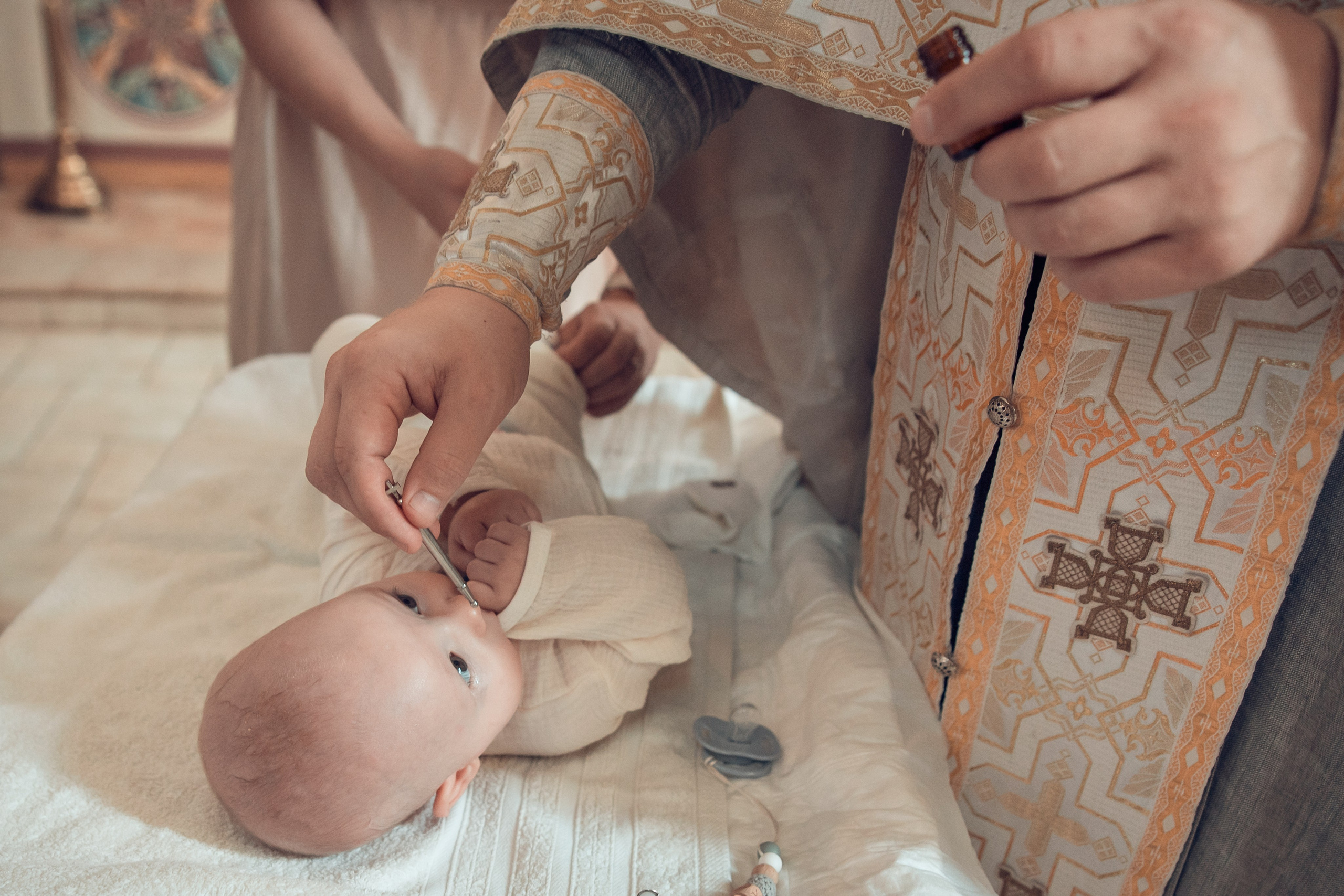 Таинство Крещения Василия. Храм в честь иконы «Всецарица». Семейный фотограф в Рязани и Рязанской области