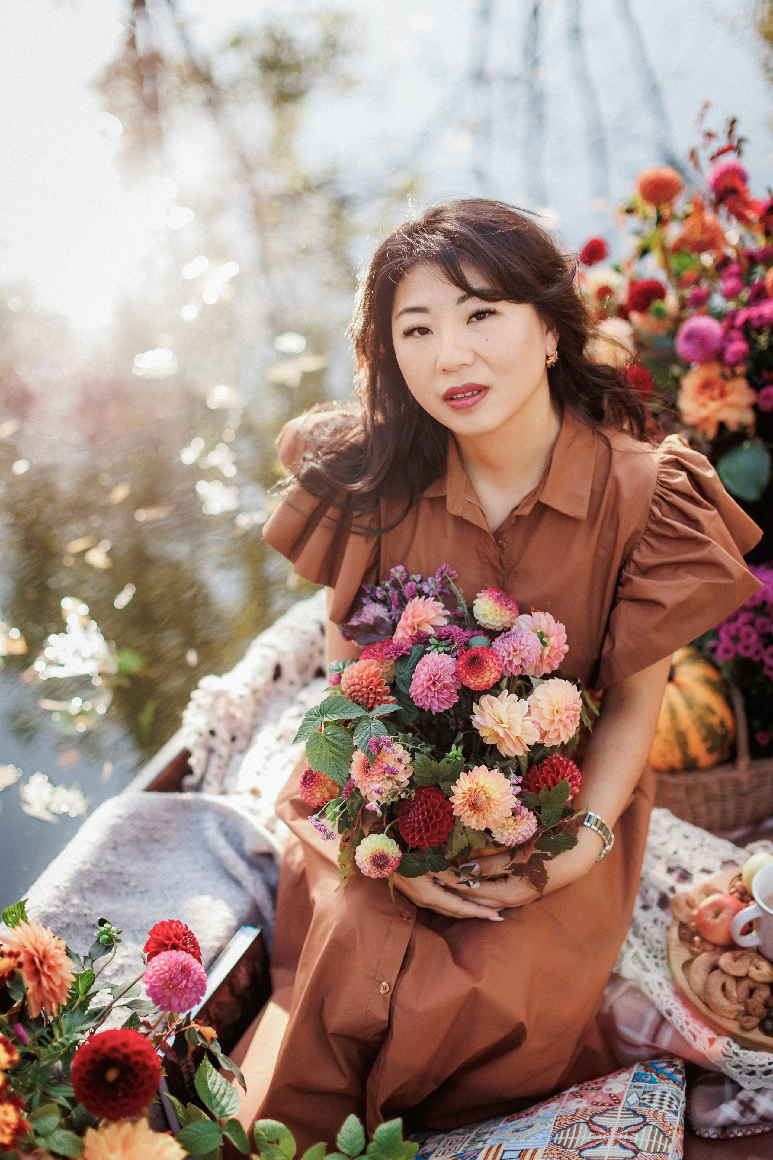 Фотопроект «Лодка в цветах». Свадебный, семейный и детский фотограф в городе Партизанск, Находка