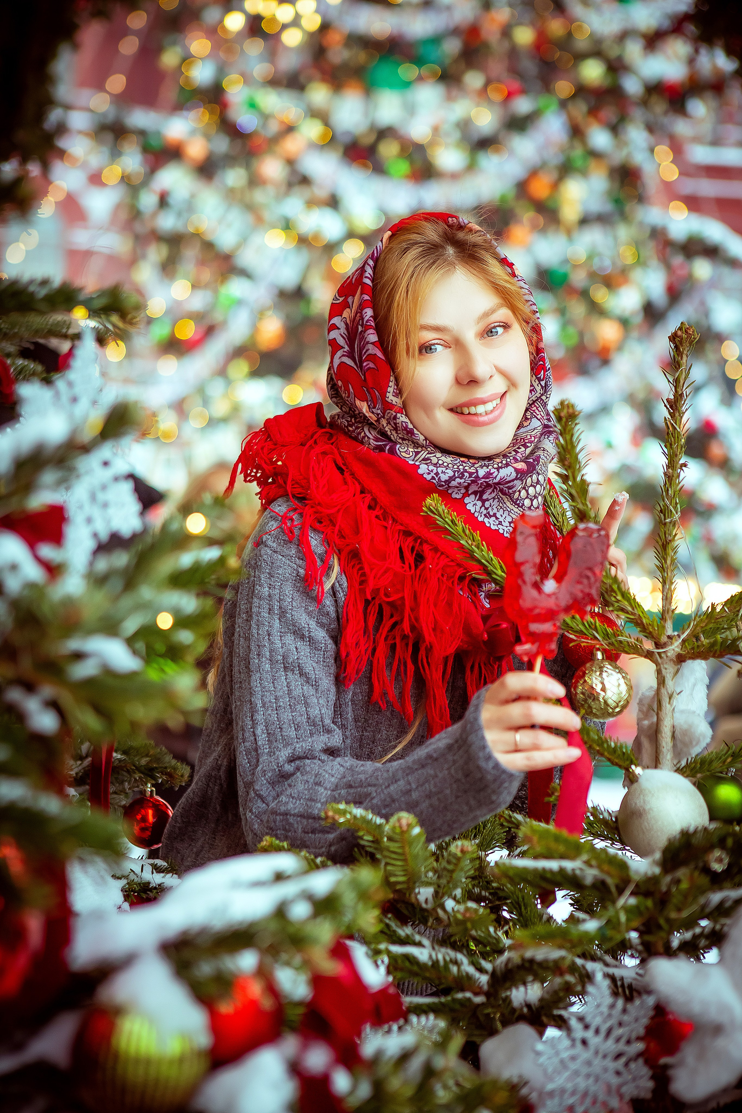 Новогодняя Москва. Алиса. Фотограф Мария Кольцова