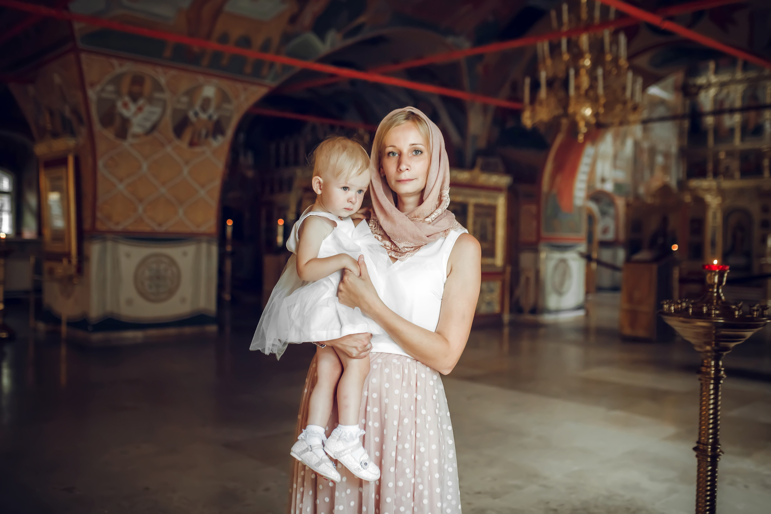 Крещение Яны. Фотограф на Крещение, семейный фотограф в Москве