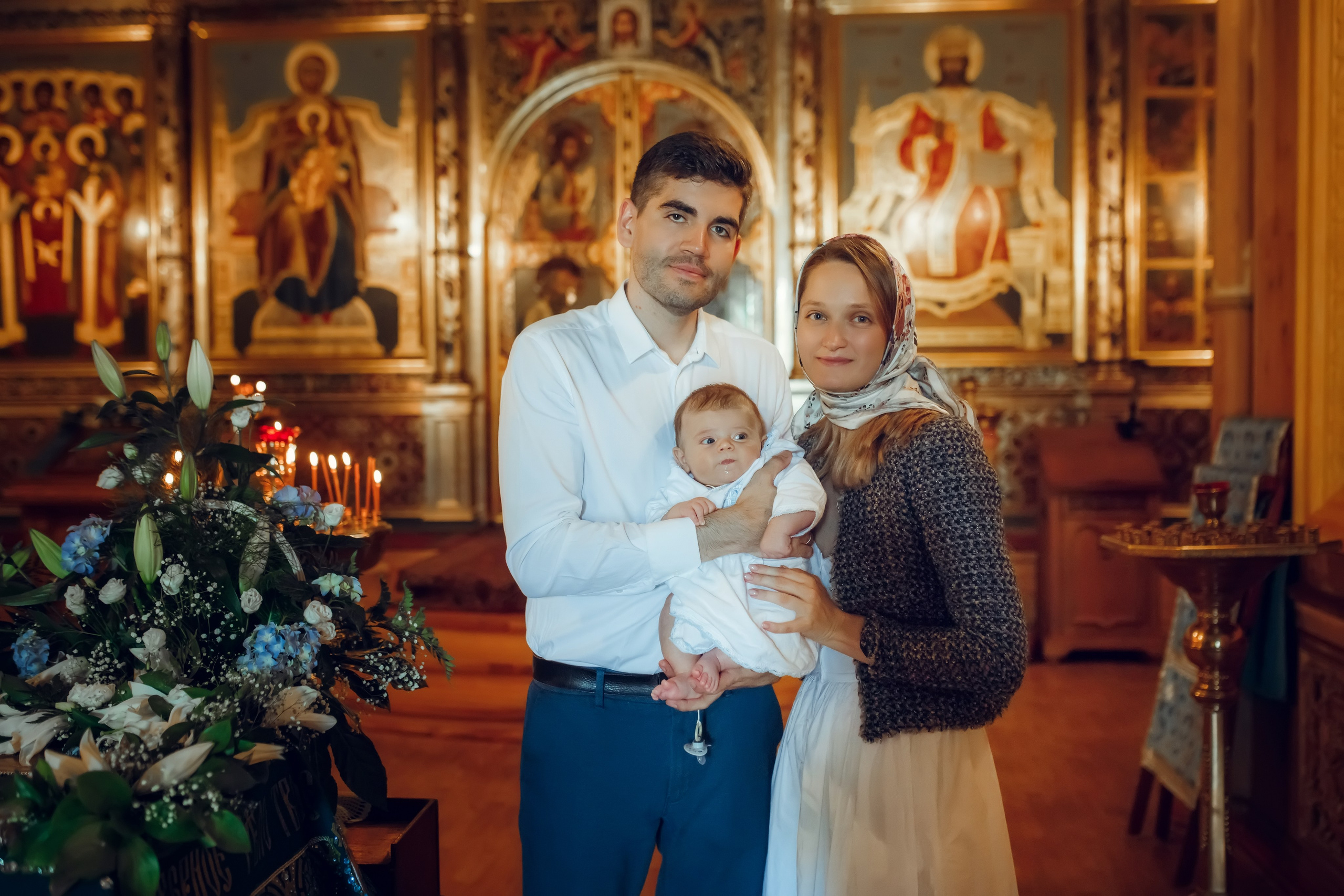 Крещение Арсения. Фотограф на Крещение, семейный фотограф в Москве