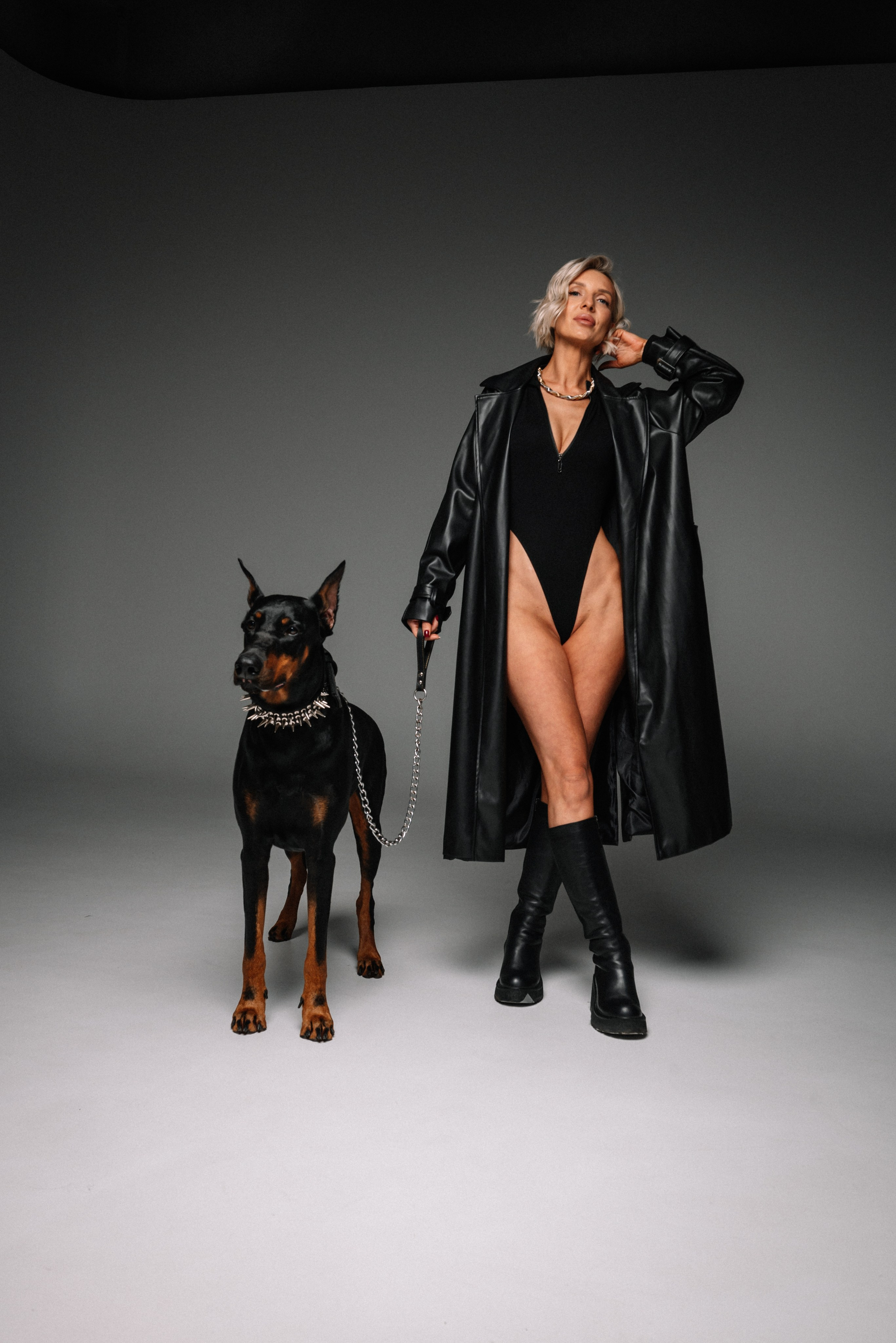 Фотосессия с доберманом. Фотограф в Красноярске / Дивногорске. Файзулина Анастасия