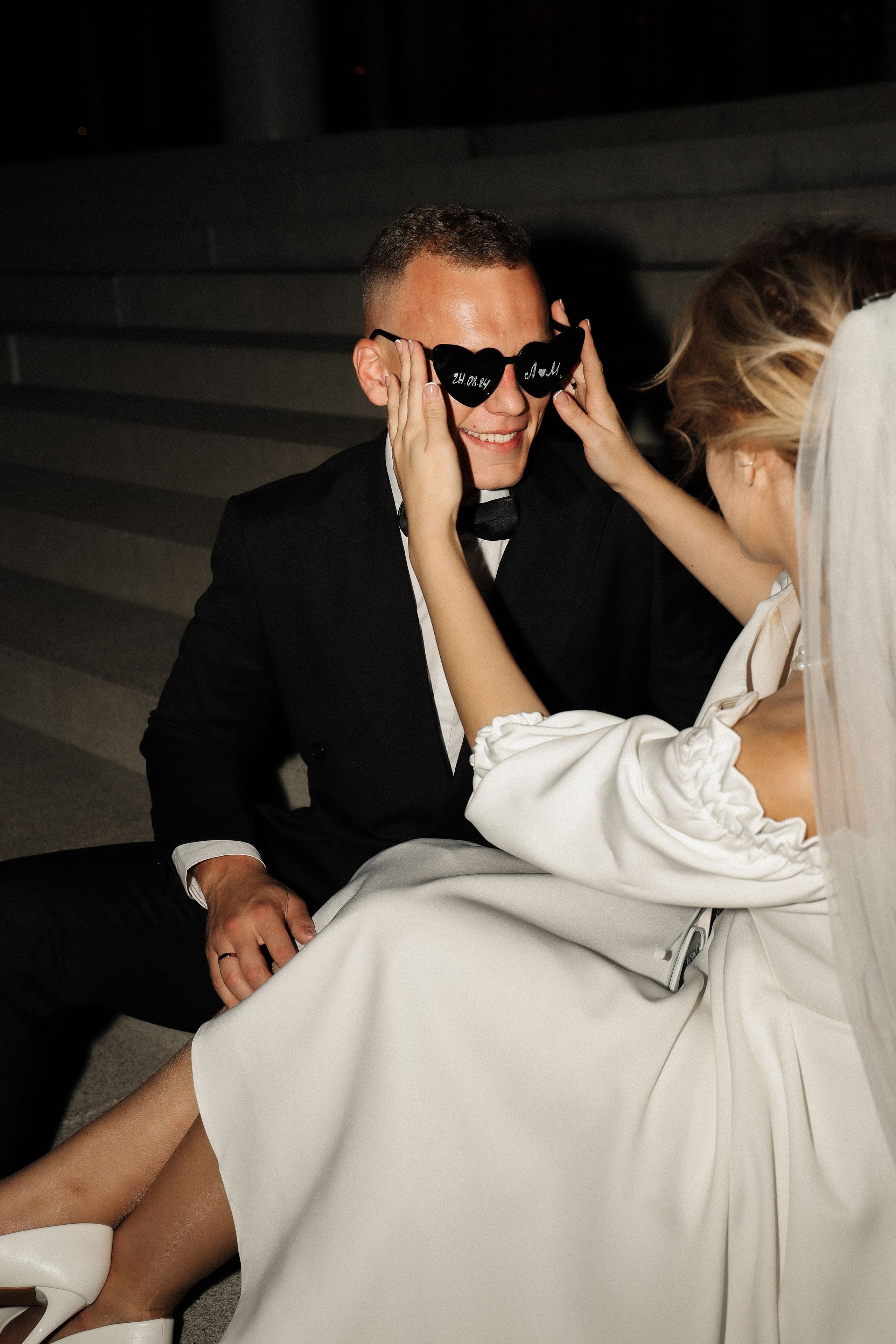 М. + Л.  Роспись в МФЦ, прогулка по ночной Москве. Семейный и lovestory фотограф в Москве Светлана Коняхина