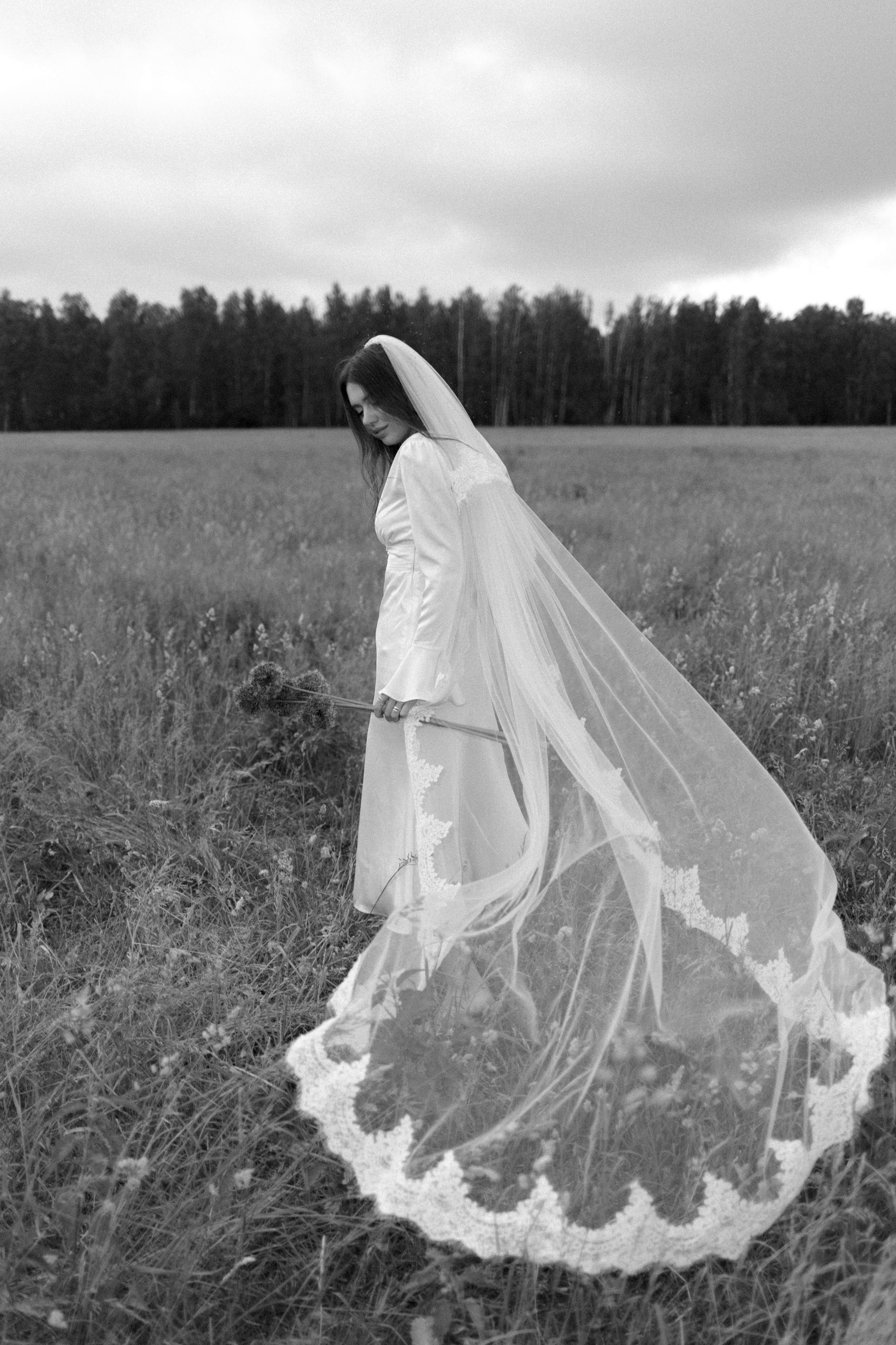 Утро невесты в поле