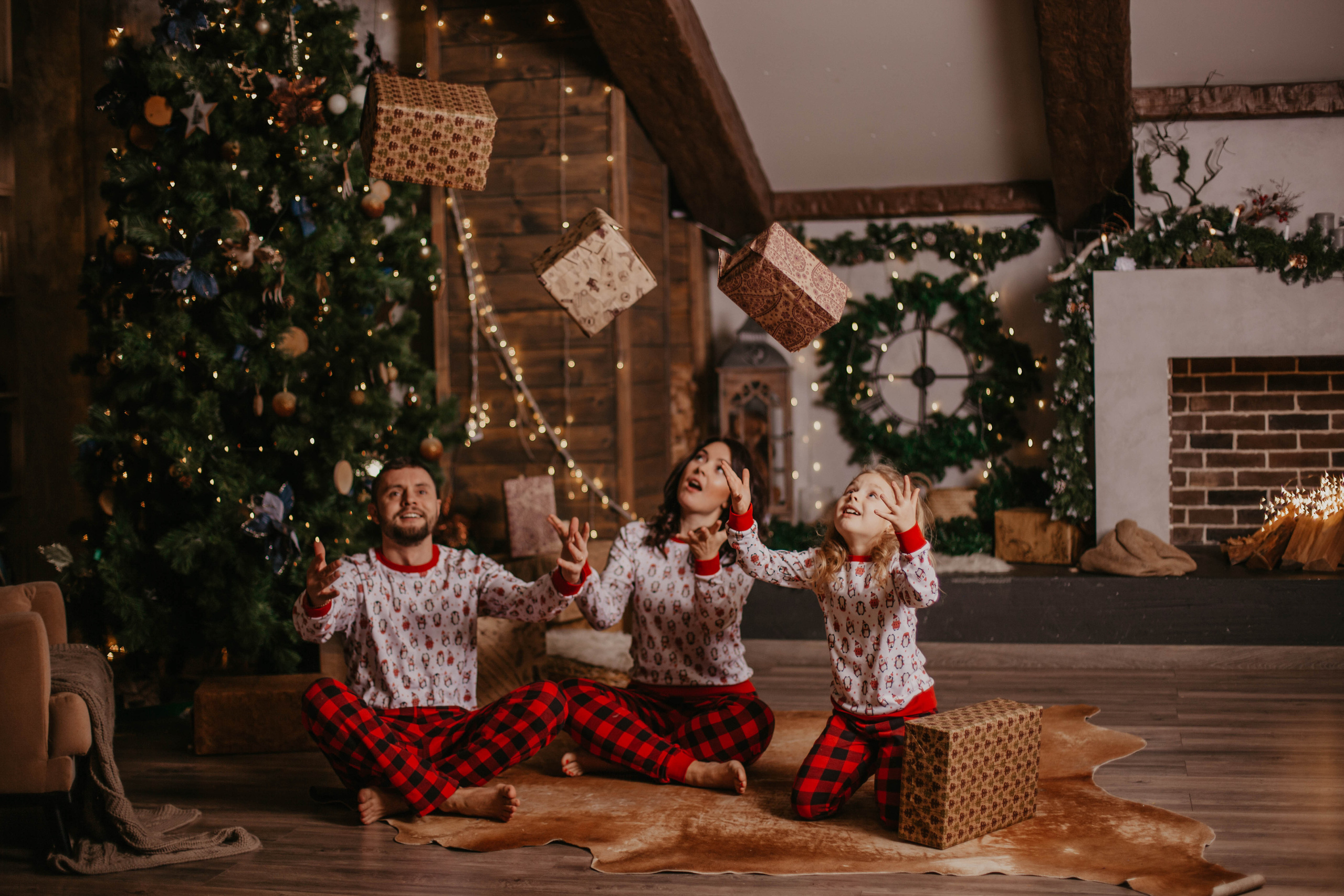 Новогодняя съёмка для семейства. Ваш фотограф в Москве