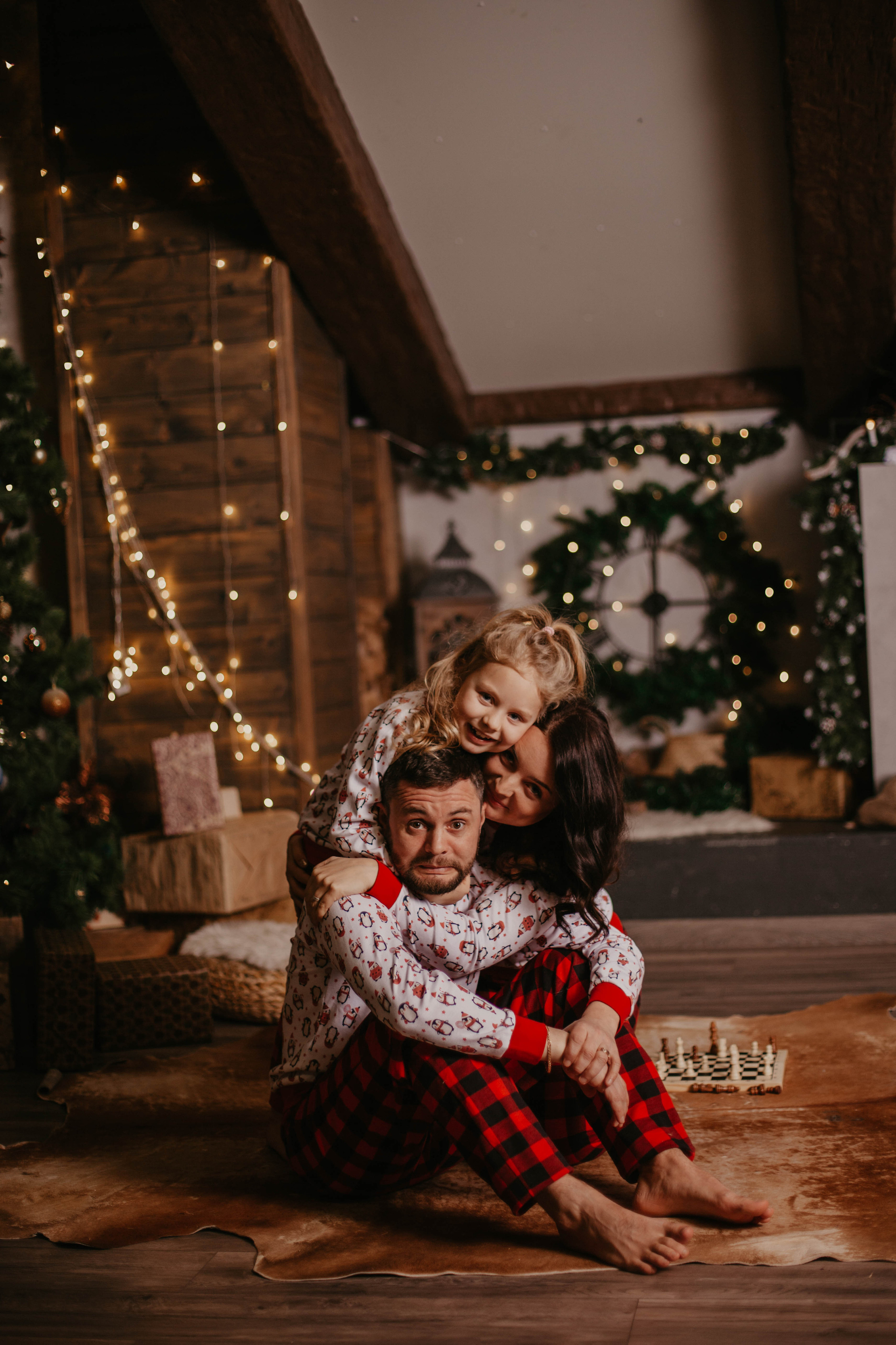 Новогодняя съёмка для семейства. Ваш фотограф в Москве