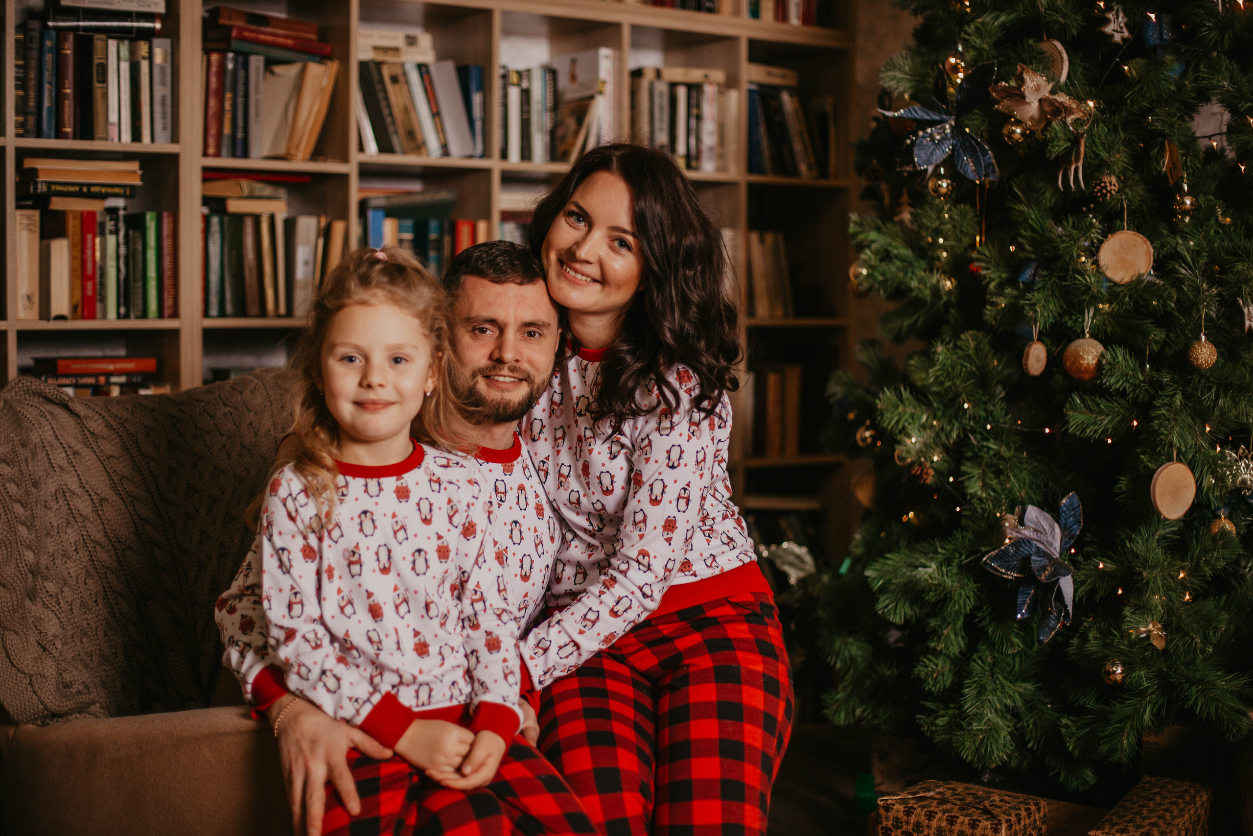 Новогодняя съёмка для семейства. Ваш фотограф в Москве