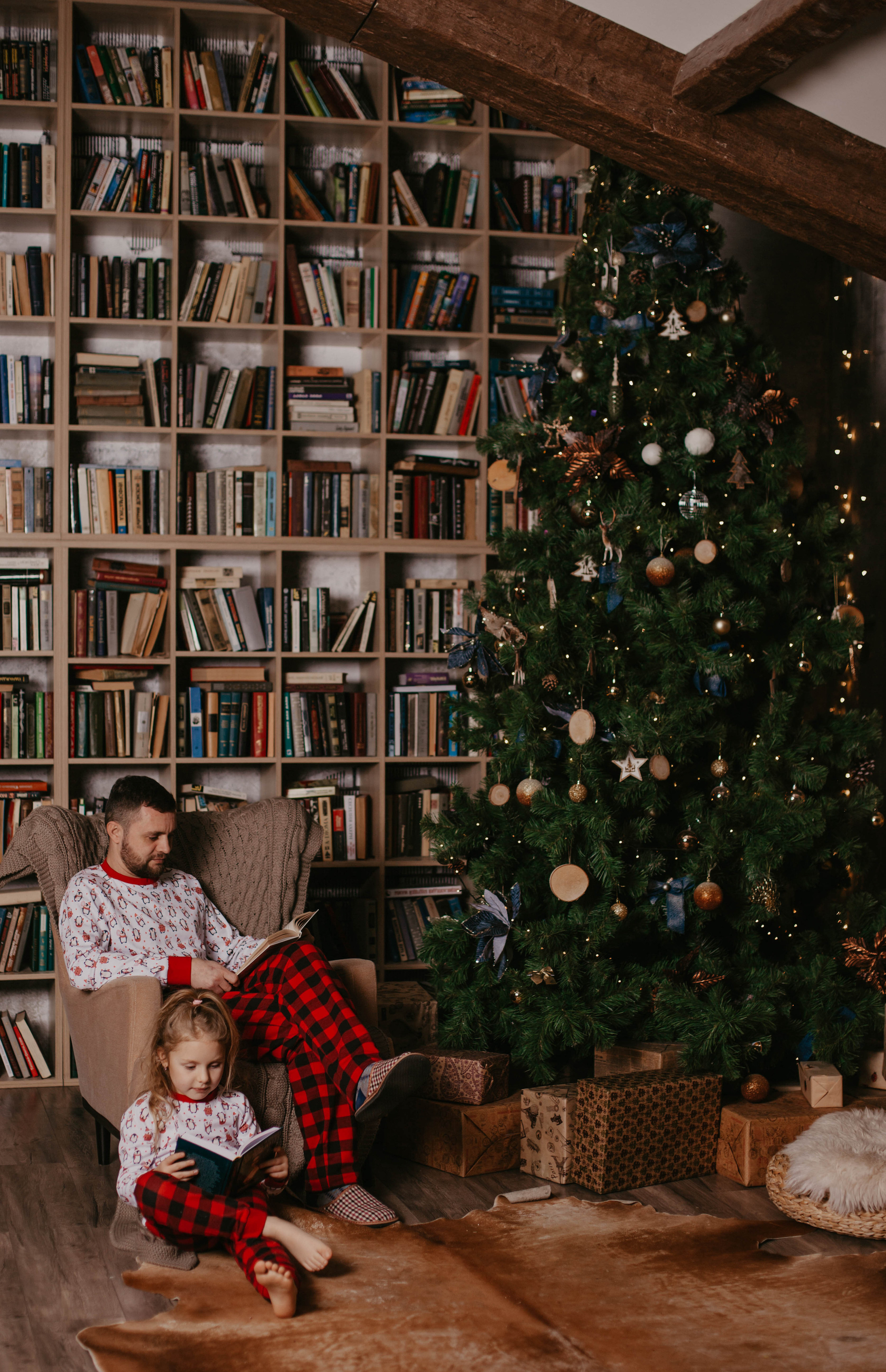 Новогодняя съёмка для семейства. Ваш фотограф в Москве