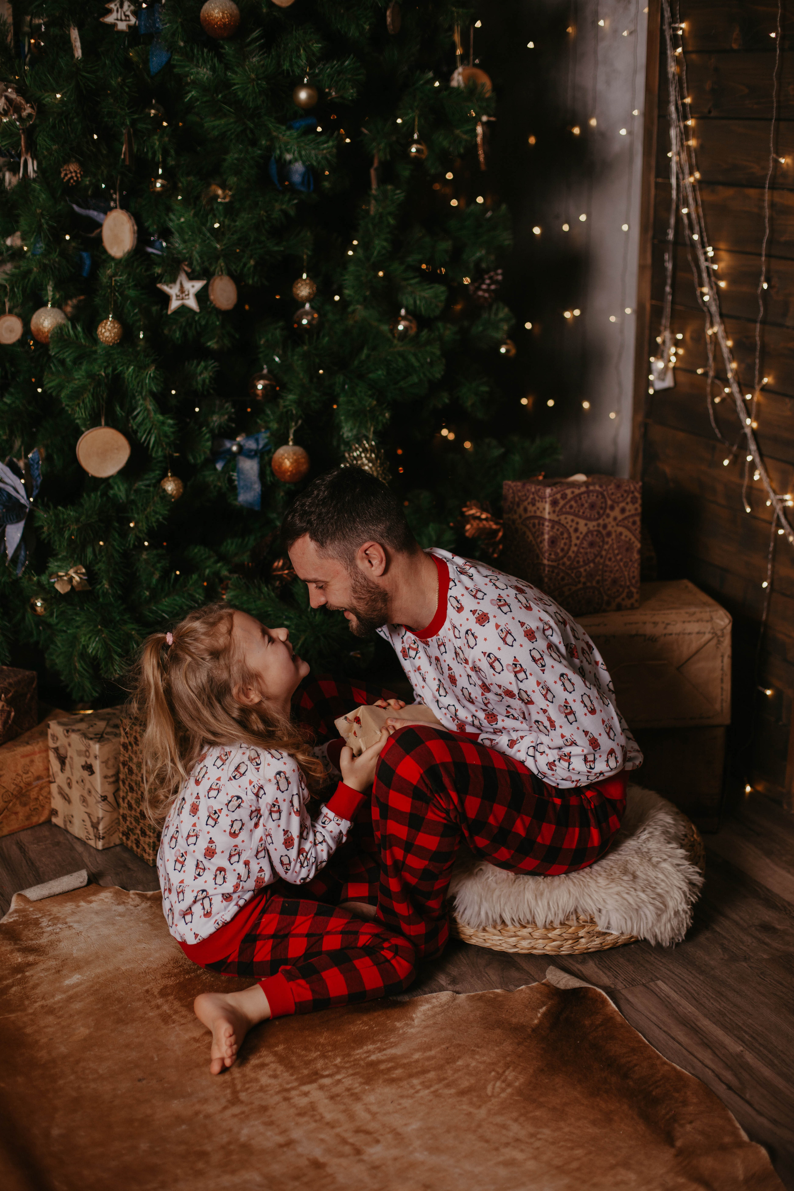 Новогодняя съёмка для семейства. Ваш фотограф в Москве