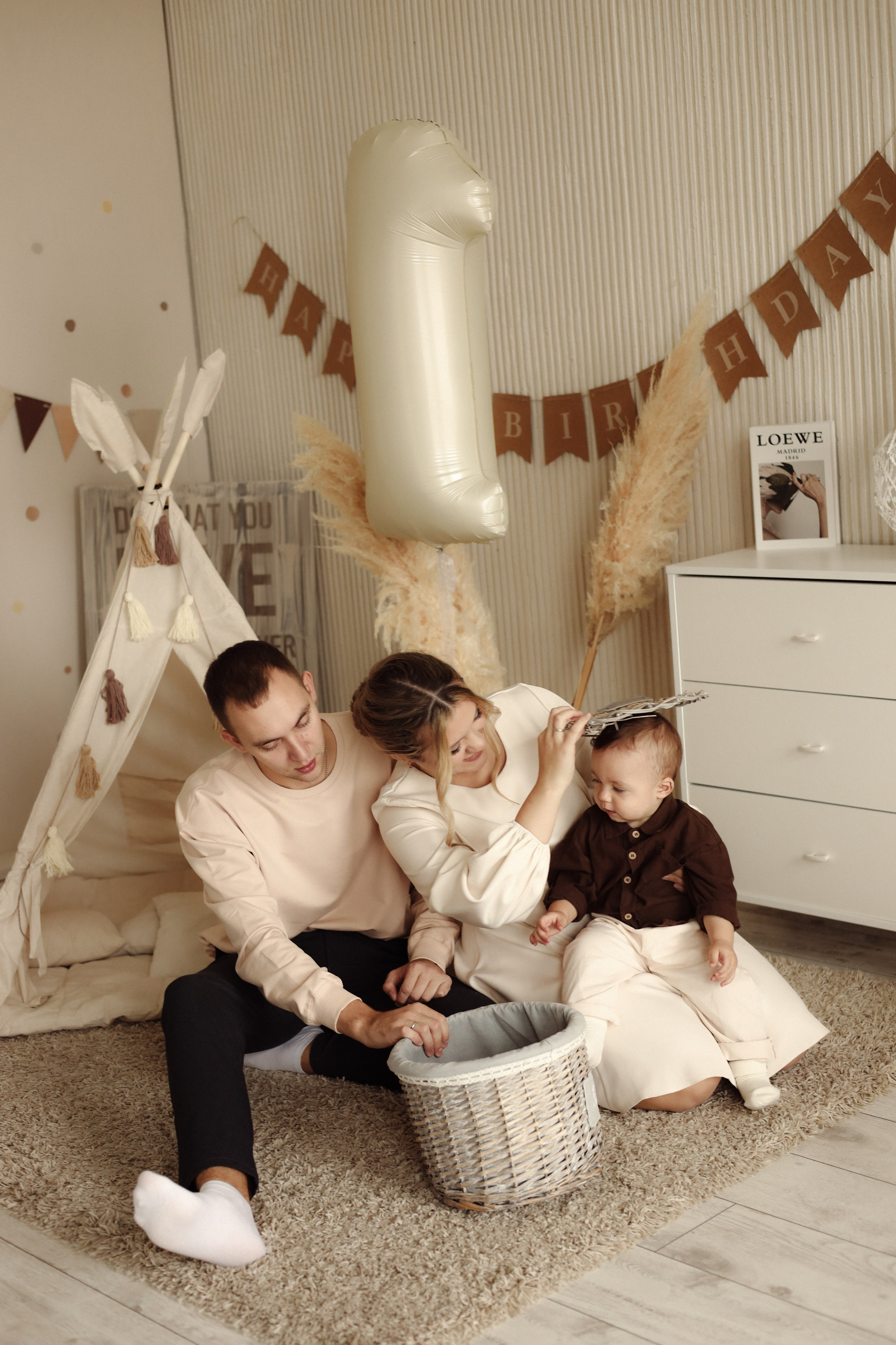 Вадим, Глебушка, Лиза. Фотограф Мария Лаенко