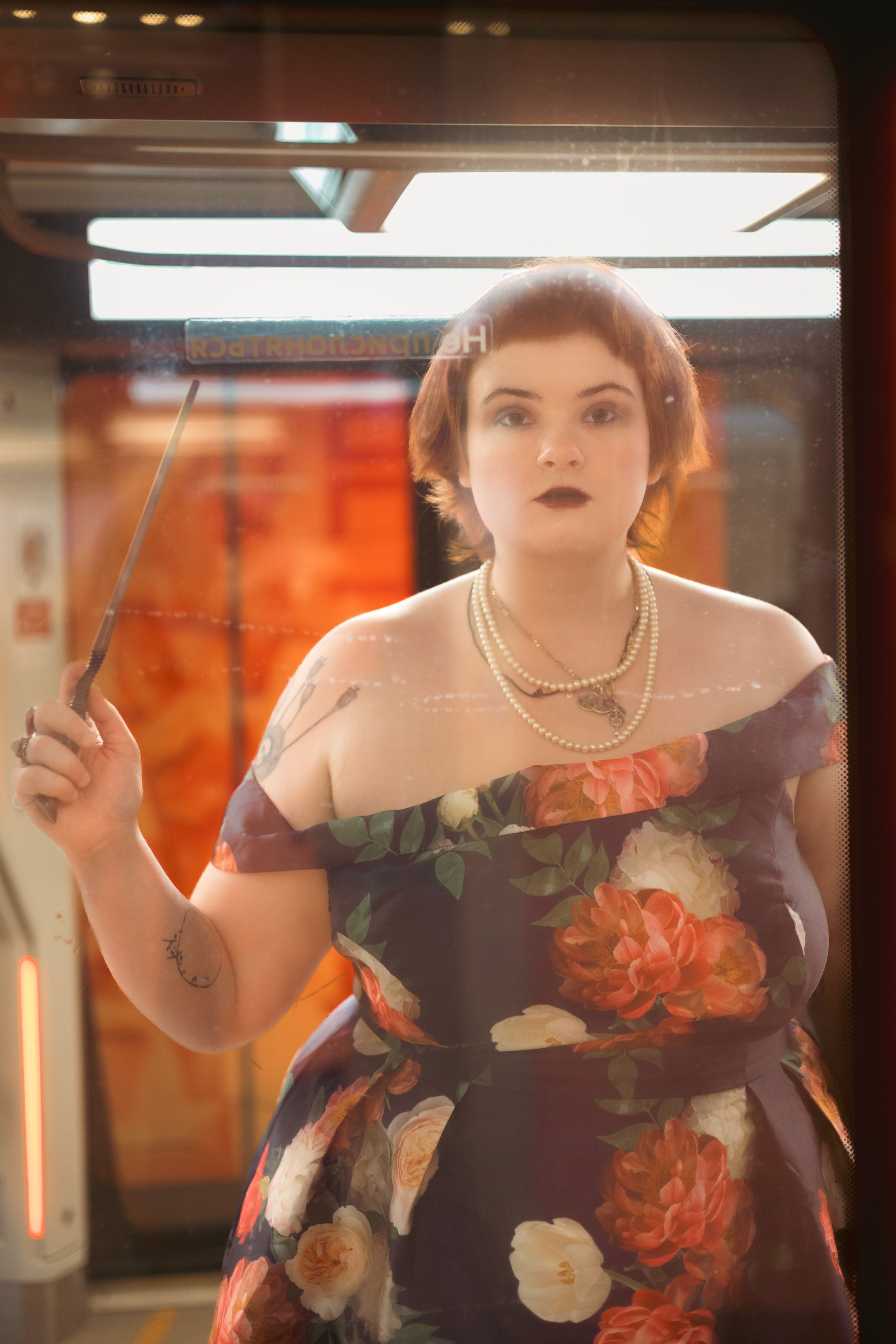 Фея в Московском метро. ФОТОГРАФ МОСКВА ЮЛИЯ ИБРАГИМ