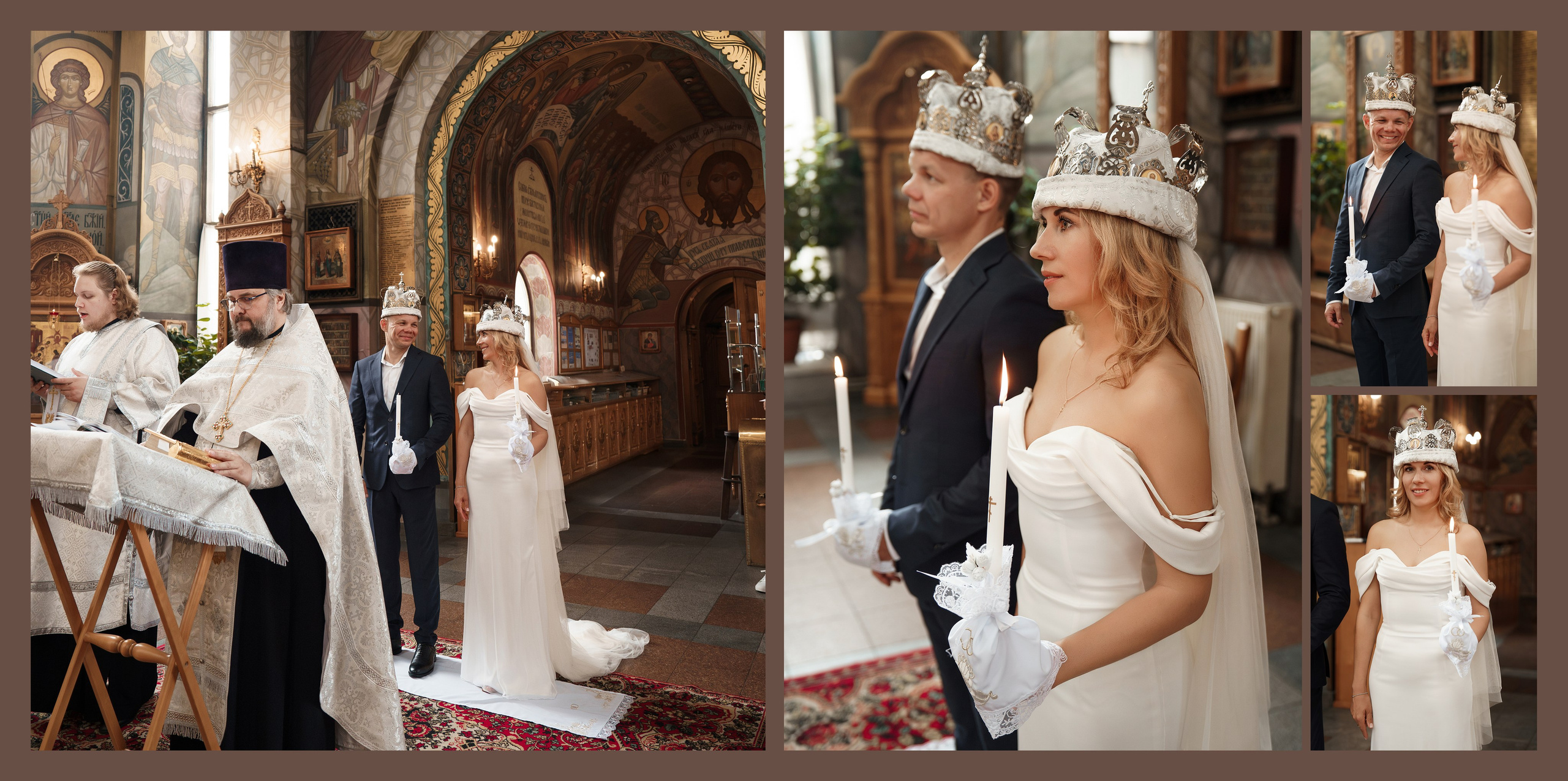 Храм Святого Великомученика Георгия Победоносца на Поклонной Горе, венчание 