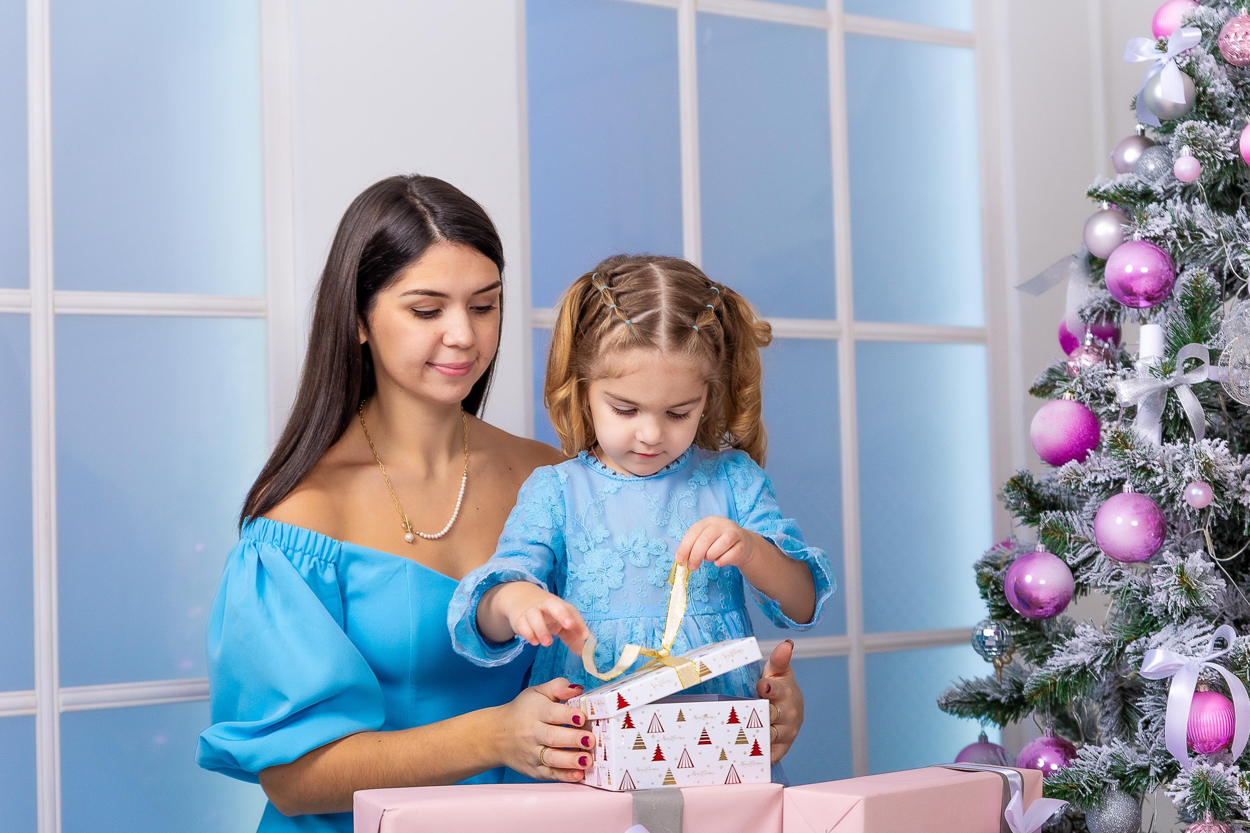 Новогодняя семейная съемка Олфи фотостудия. Репортажный, семейный, свадебный фотограф Санкт-Петербург Ольга Лесюк