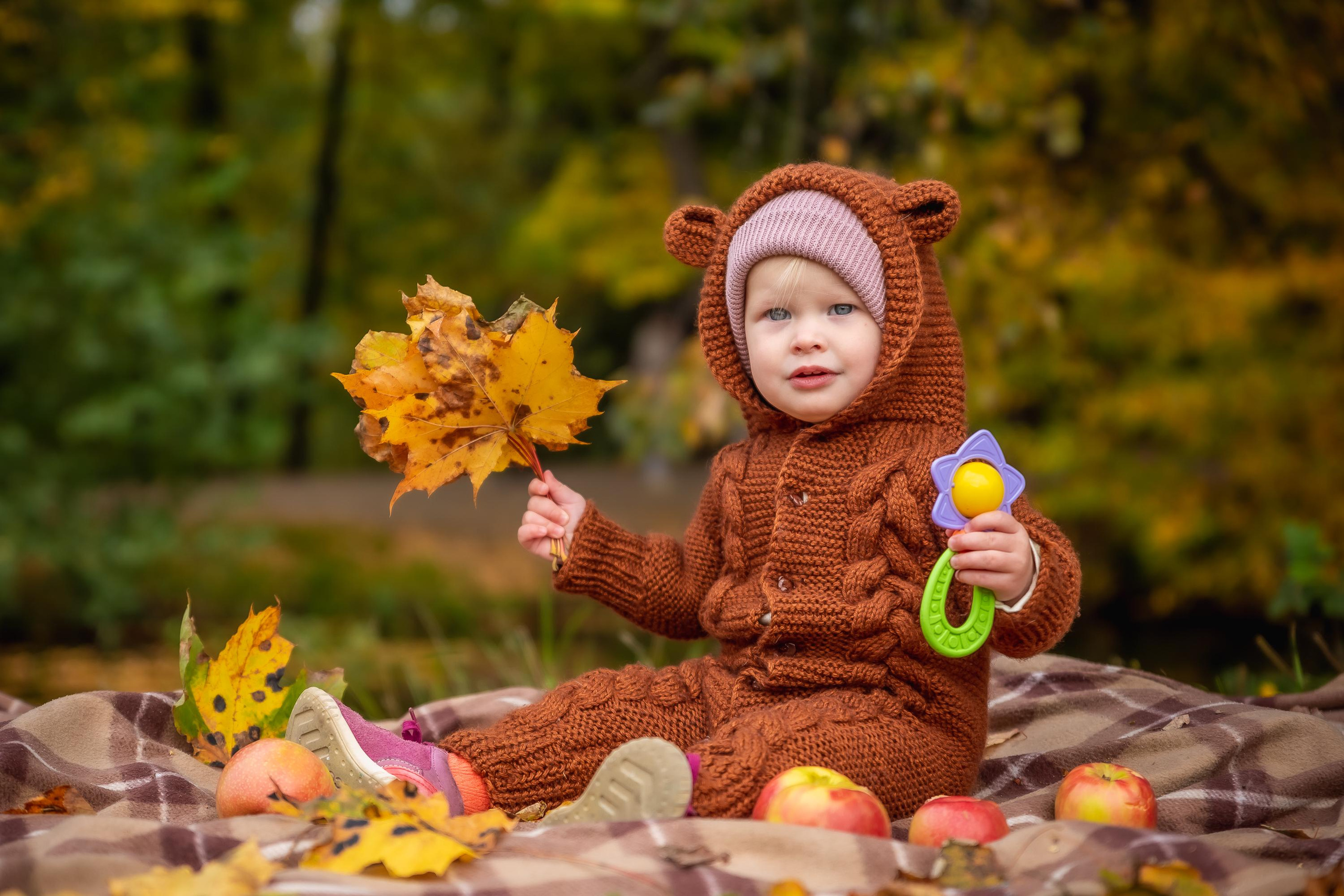 Осенняя съемка малышей в парке. Репортажный, семейный, свадебный фотограф Санкт-Петербург Ольга Лесюк