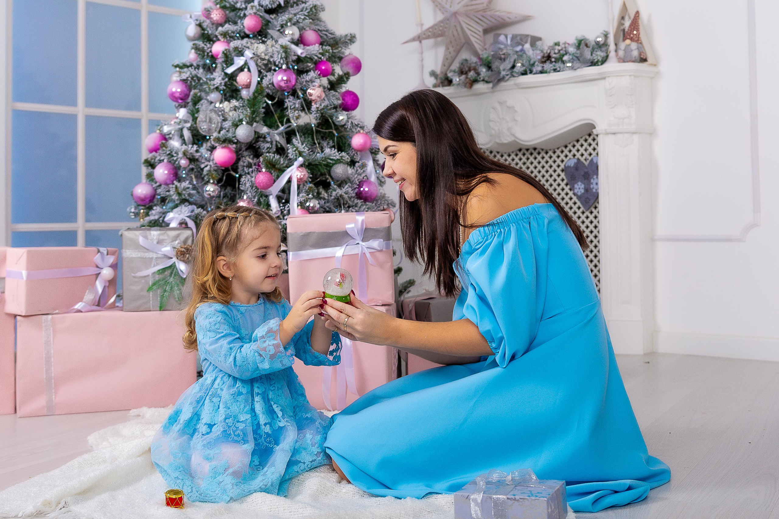 Новогодняя семейная съемка Олфи фотостудия. Репортажный, семейный, свадебный фотограф Санкт-Петербург Ольга Лесюк
