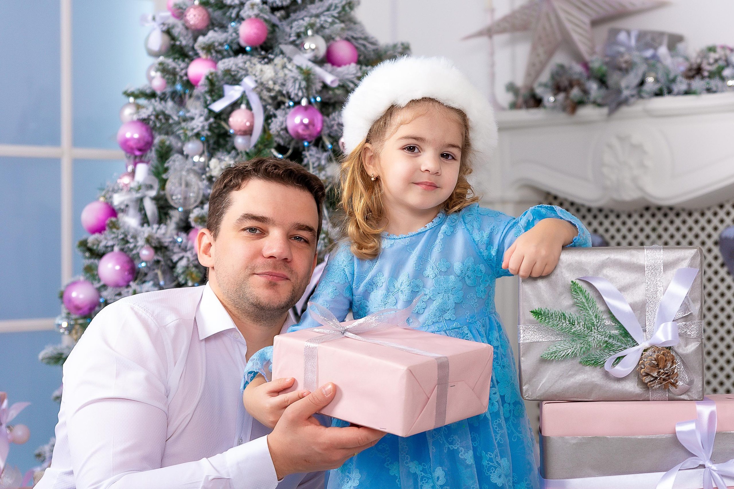 Новогодняя семейная съемка Олфи фотостудия. Репортажный, семейный, свадебный фотограф Санкт-Петербург Ольга Лесюк