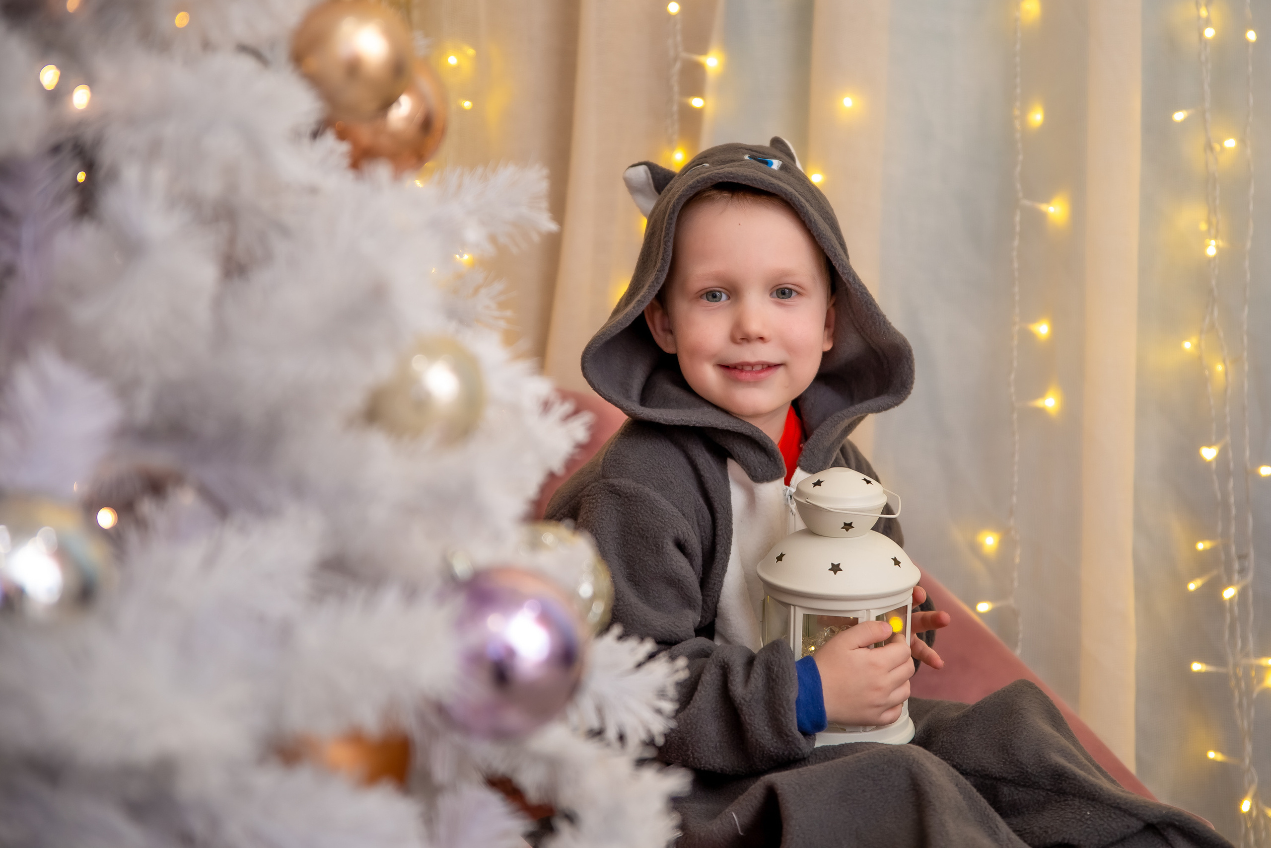 Новогодняя семейная съемка в фотостудии Веретено. Репортажный, семейный, свадебный фотограф Санкт-Петербург Ольга Лесюк