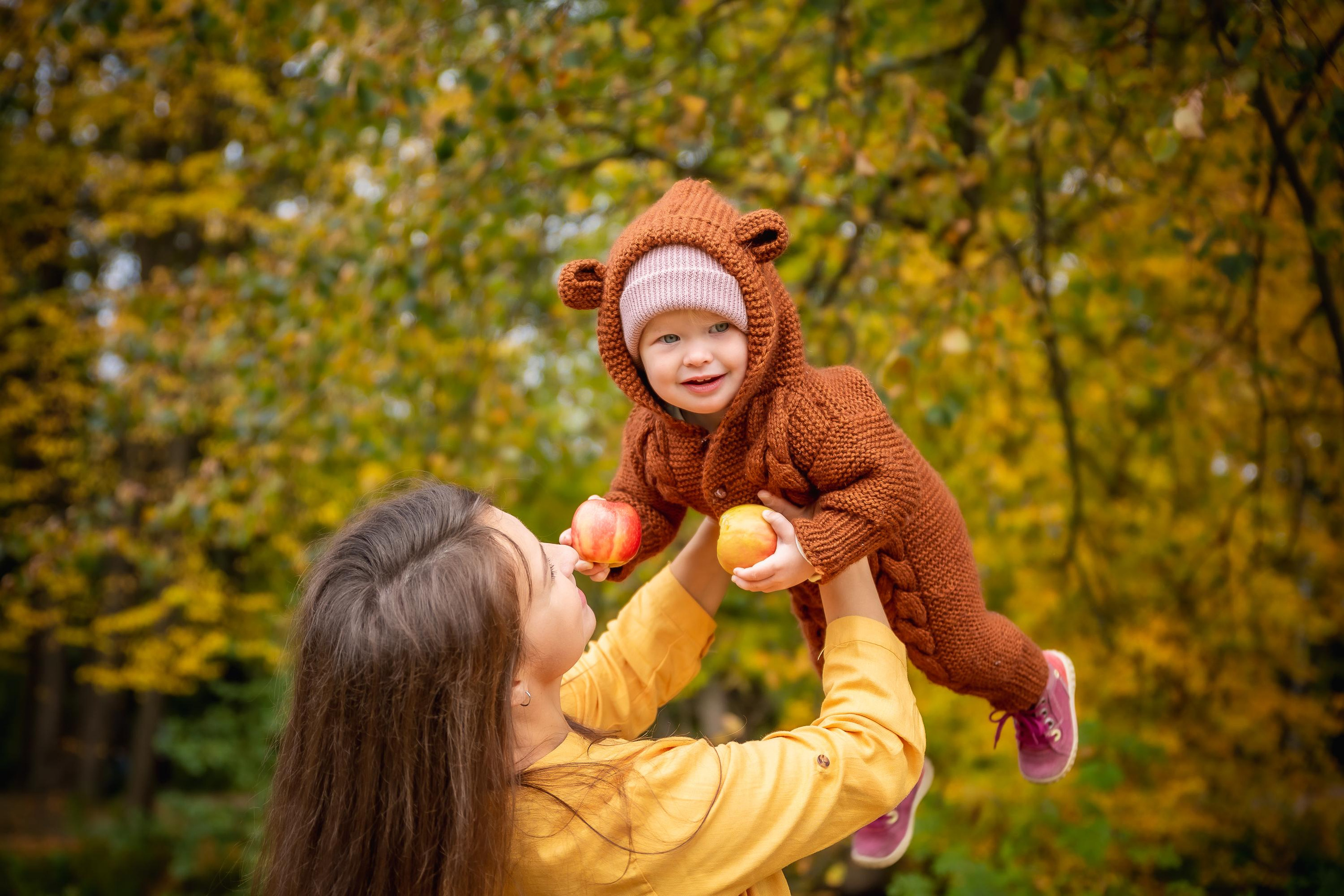 Осенняя съемка малышей в парке. Репортажный, семейный, свадебный фотограф Санкт-Петербург Ольга Лесюк