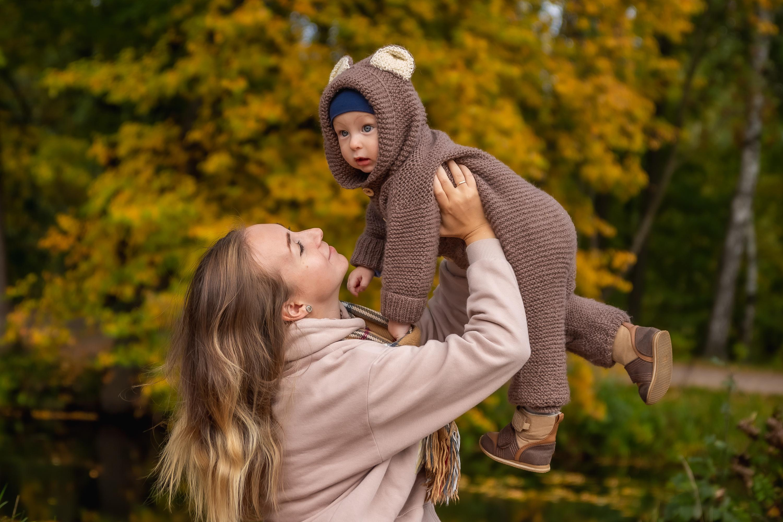 Осенняя съемка малышей в парке. Репортажный, семейный, свадебный фотограф Санкт-Петербург Ольга Лесюк