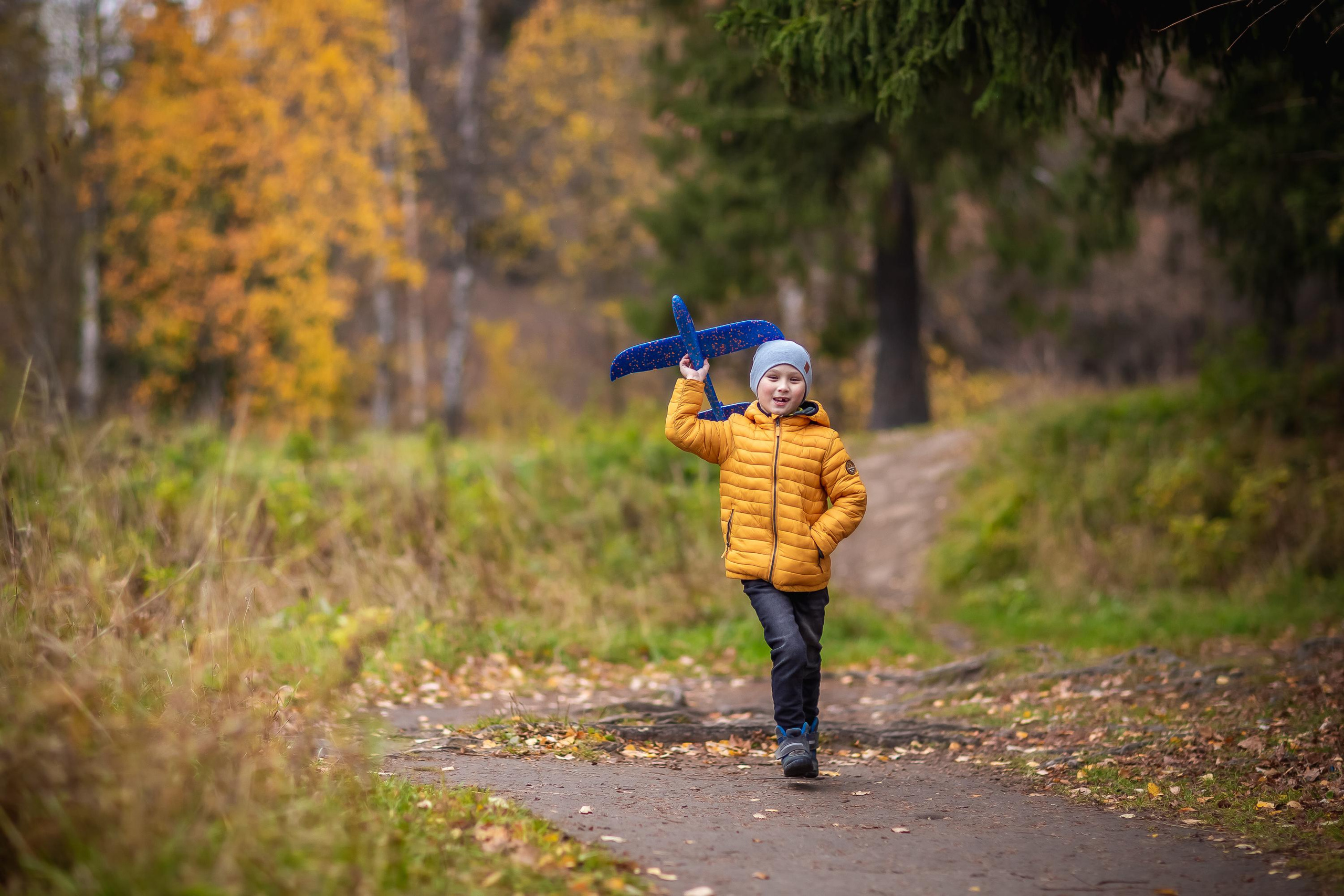 Осенняя съемка Олег и Дениска в Шуваловском парке. Репортажный, семейный, свадебный фотограф Санкт-Петербург Ольга Лесюк