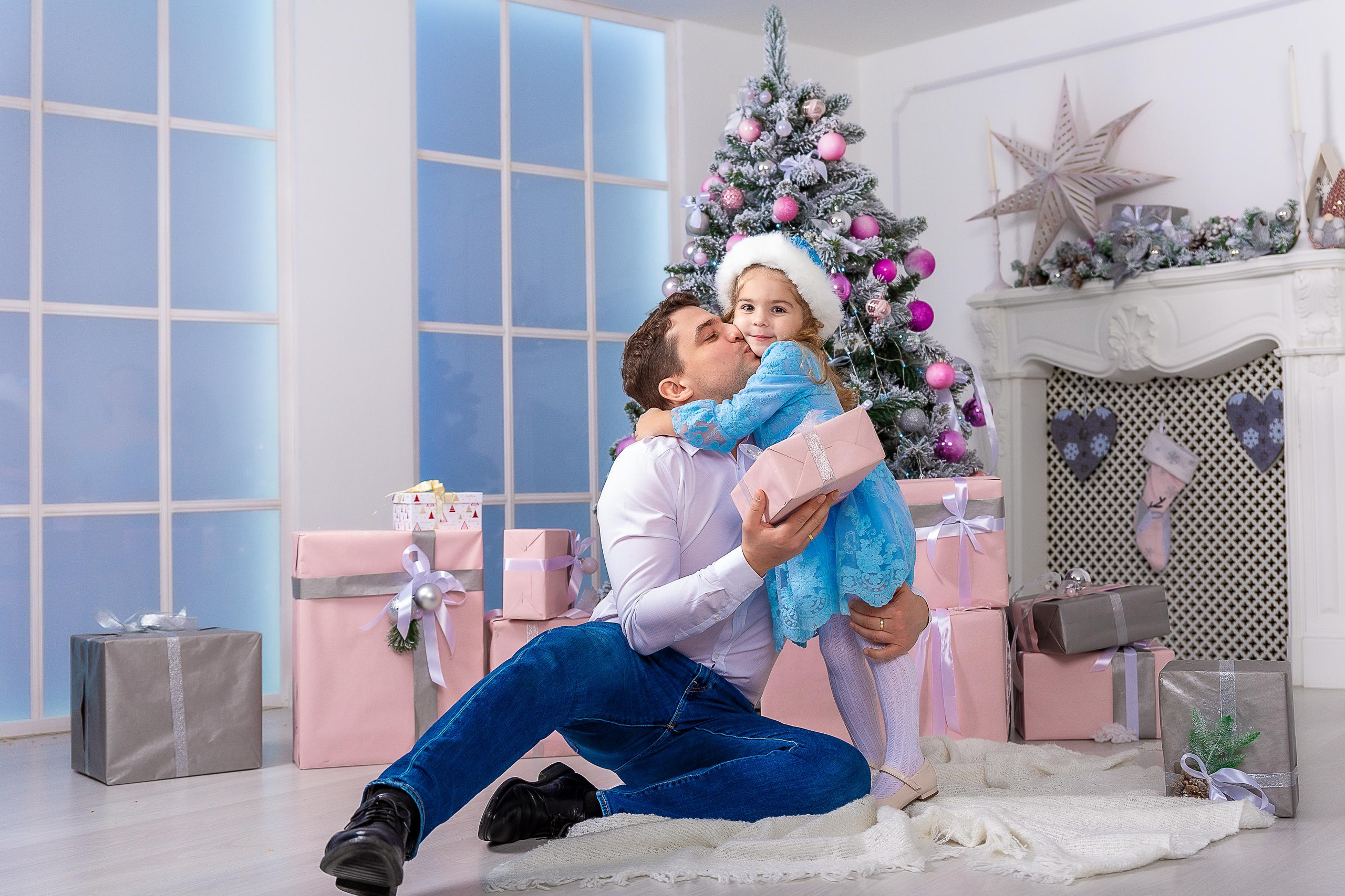 Новогодняя семейная съемка Олфи фотостудия. Репортажный, семейный, свадебный фотограф Санкт-Петербург Ольга Лесюк