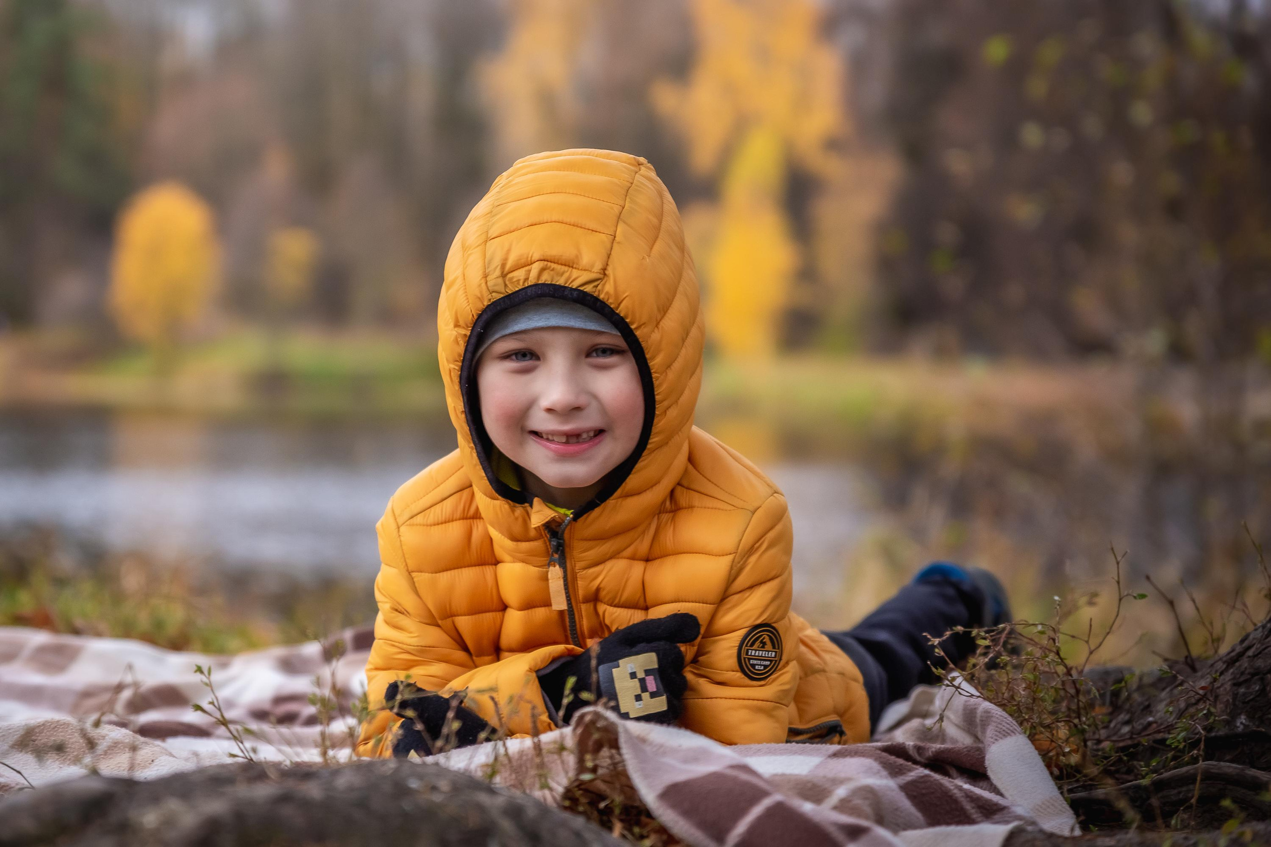 Осенняя съемка Олег и Дениска в Шуваловском парке. Репортажный, семейный, свадебный фотограф Санкт-Петербург Ольга Лесюк