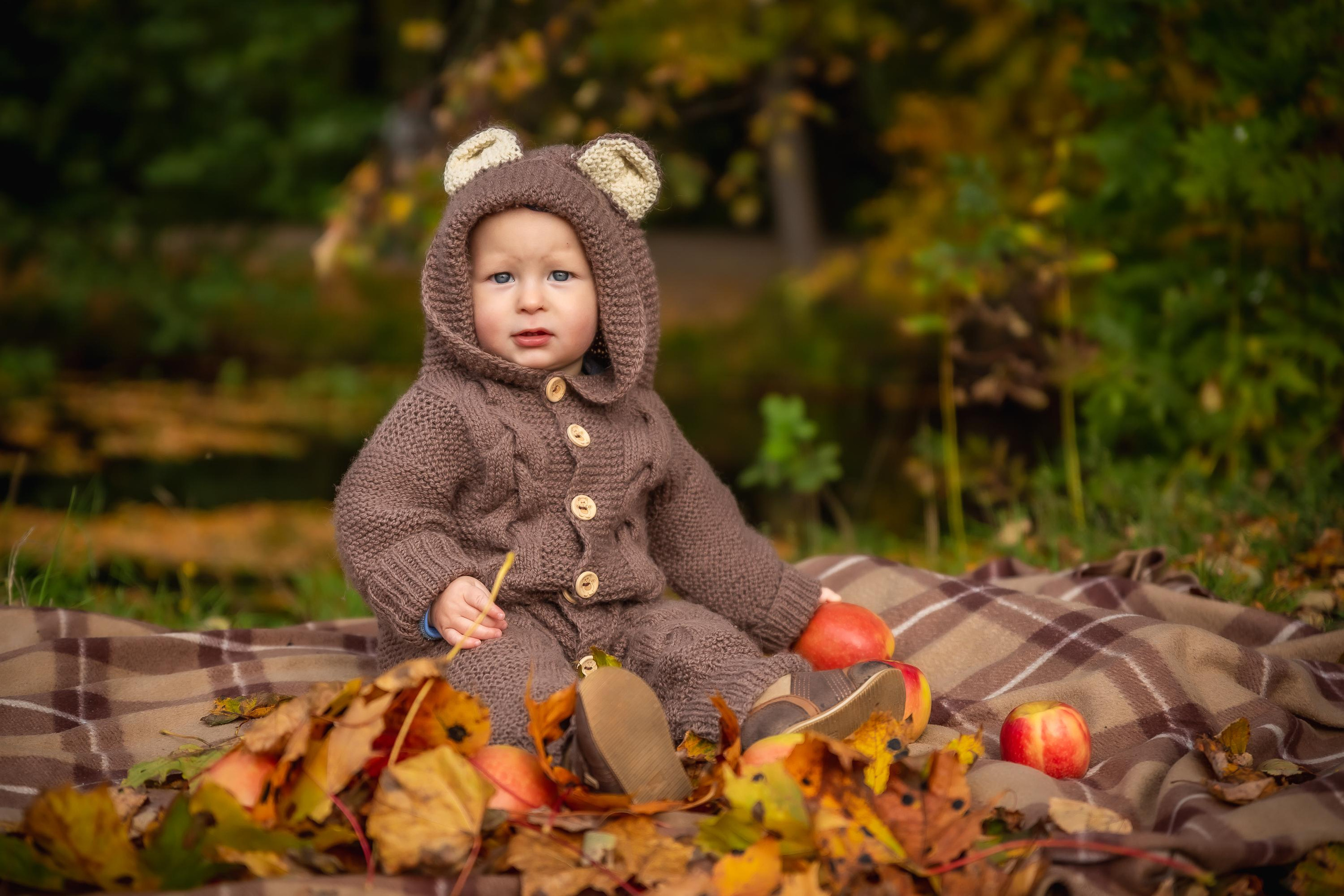 Осенняя съемка малышей в парке. Репортажный, семейный, свадебный фотограф Санкт-Петербург Ольга Лесюк