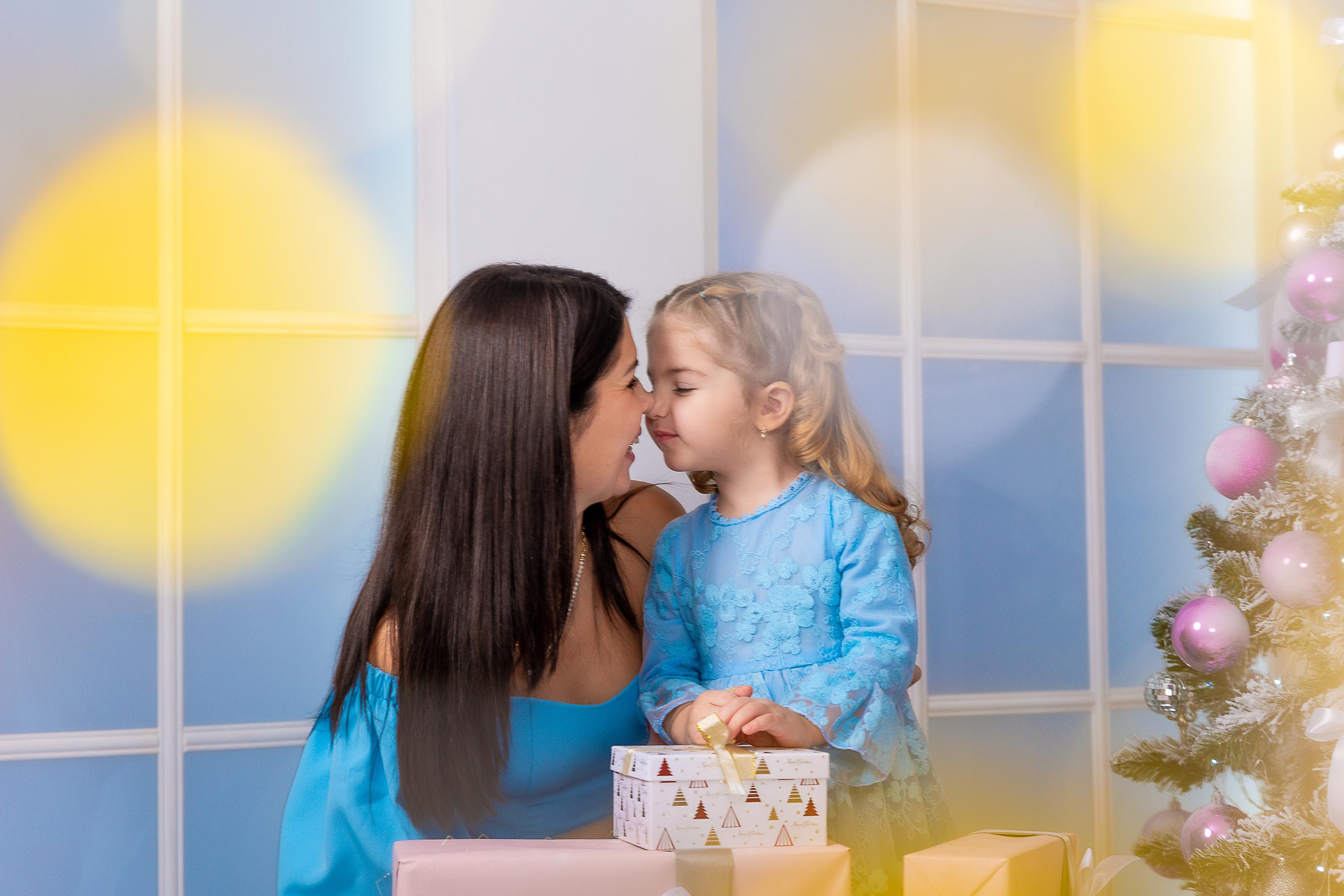 Новогодняя семейная съемка Олфи фотостудия. Репортажный, семейный, свадебный фотограф Санкт-Петербург Ольга Лесюк