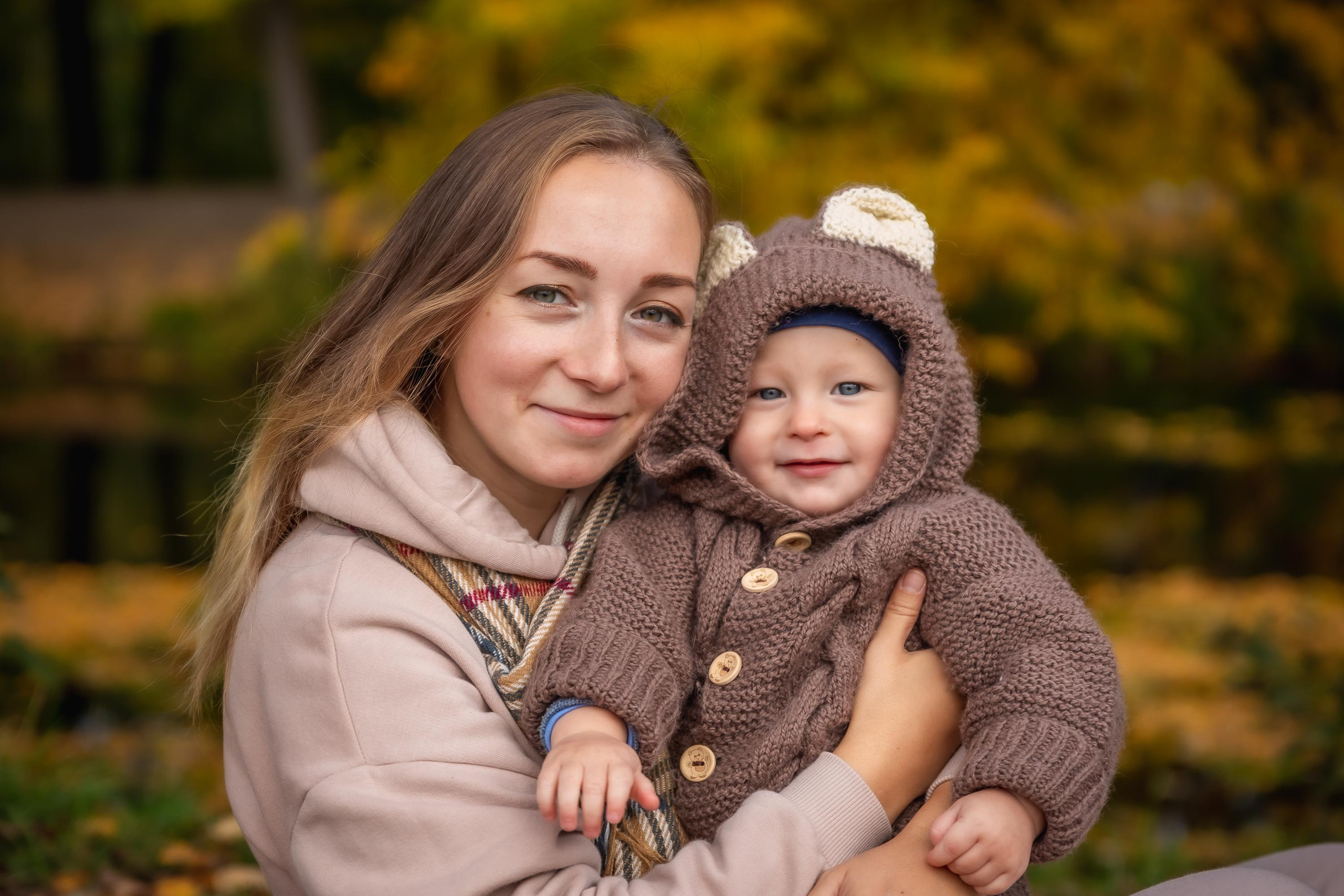 Осенняя съемка малышей в парке. Репортажный, семейный, свадебный фотограф Санкт-Петербург Ольга Лесюк