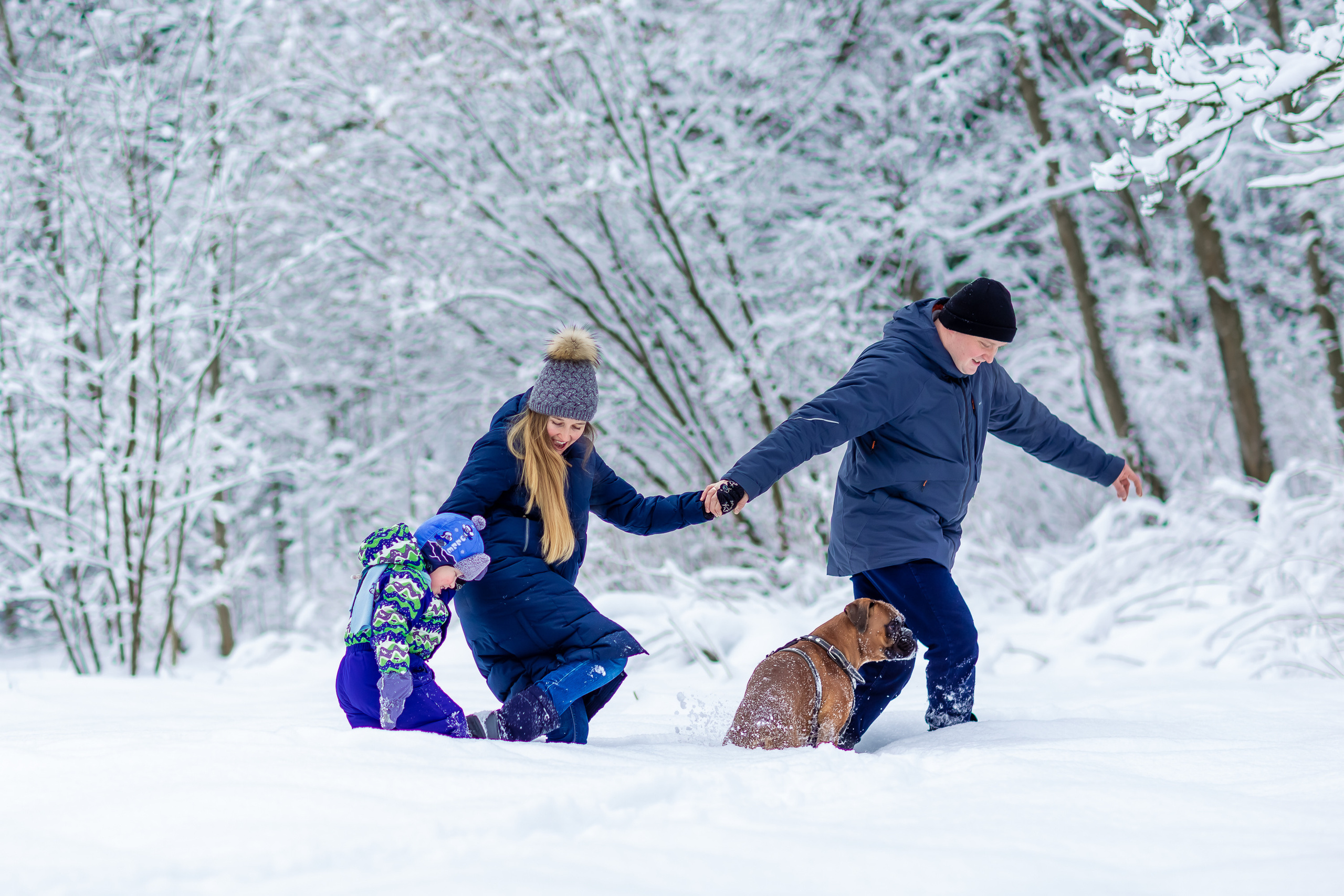 Андрей, Екатерина, Тёма и Норд. Репортажный, семейный, свадебный фотограф Санкт-Петербург Ольга Лесюк