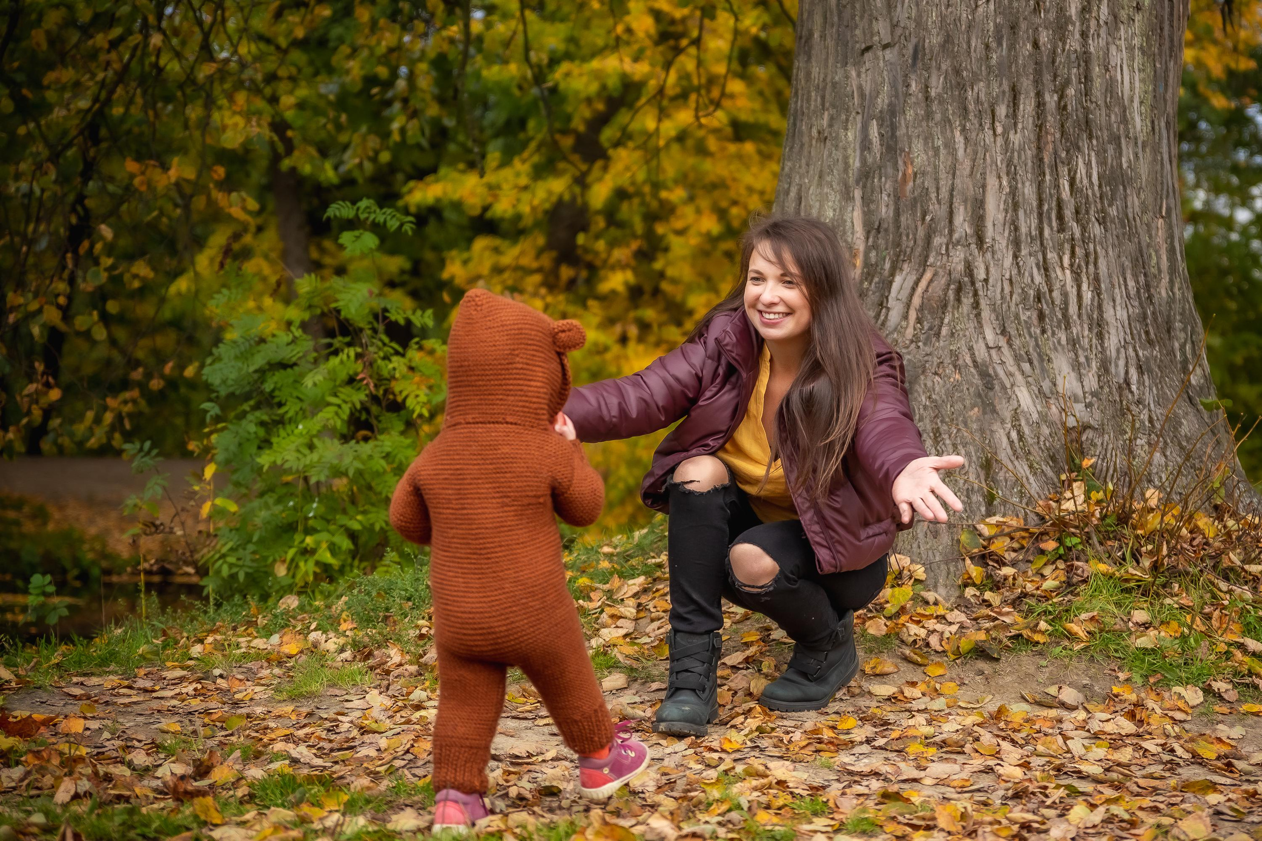 Осенняя съемка малышей в парке. Репортажный, семейный, свадебный фотограф Санкт-Петербург Ольга Лесюк