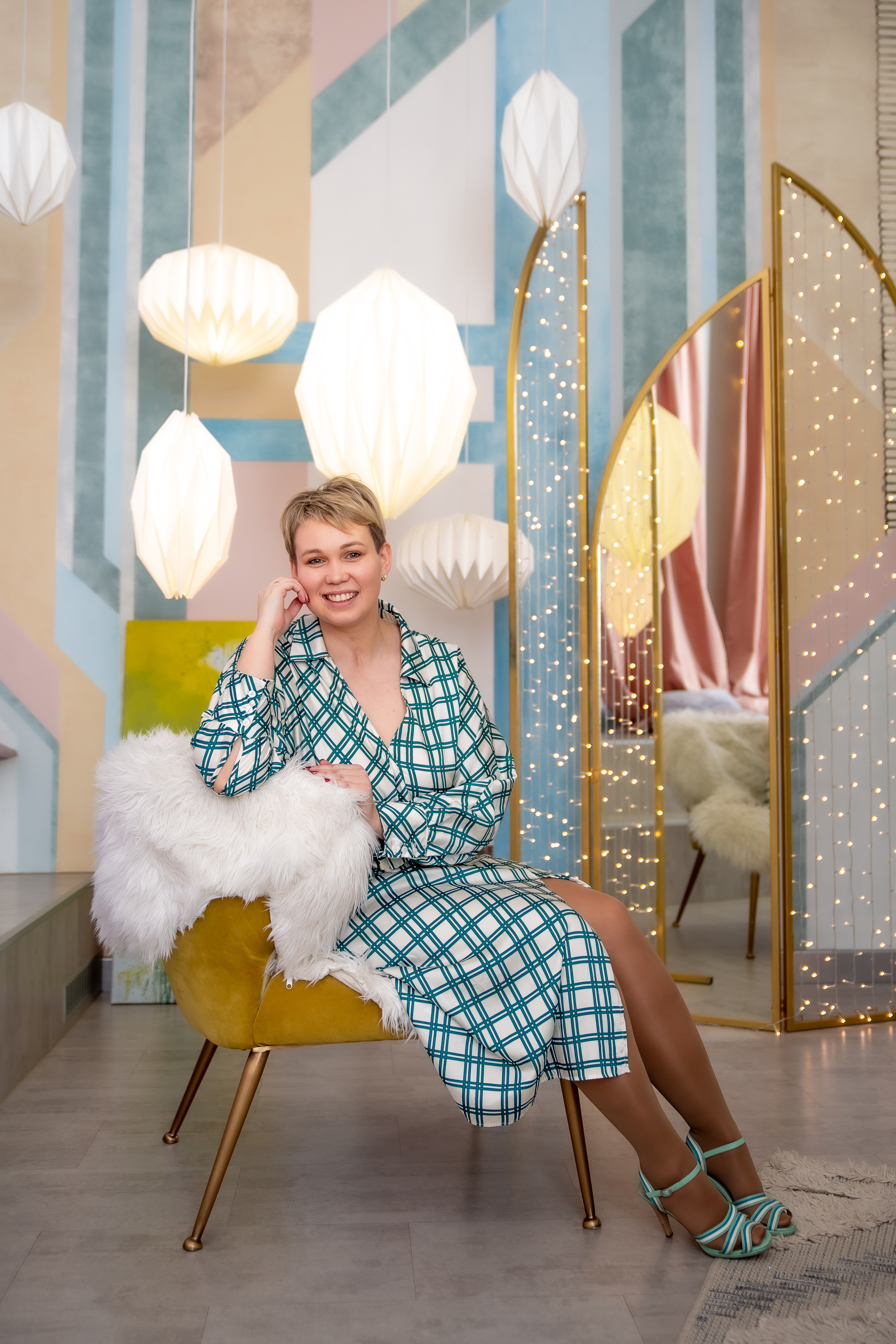 Новогодняя семейная съемка в фотостудии Веретено. Репортажный, семейный, свадебный фотограф Санкт-Петербург Ольга Лесюк