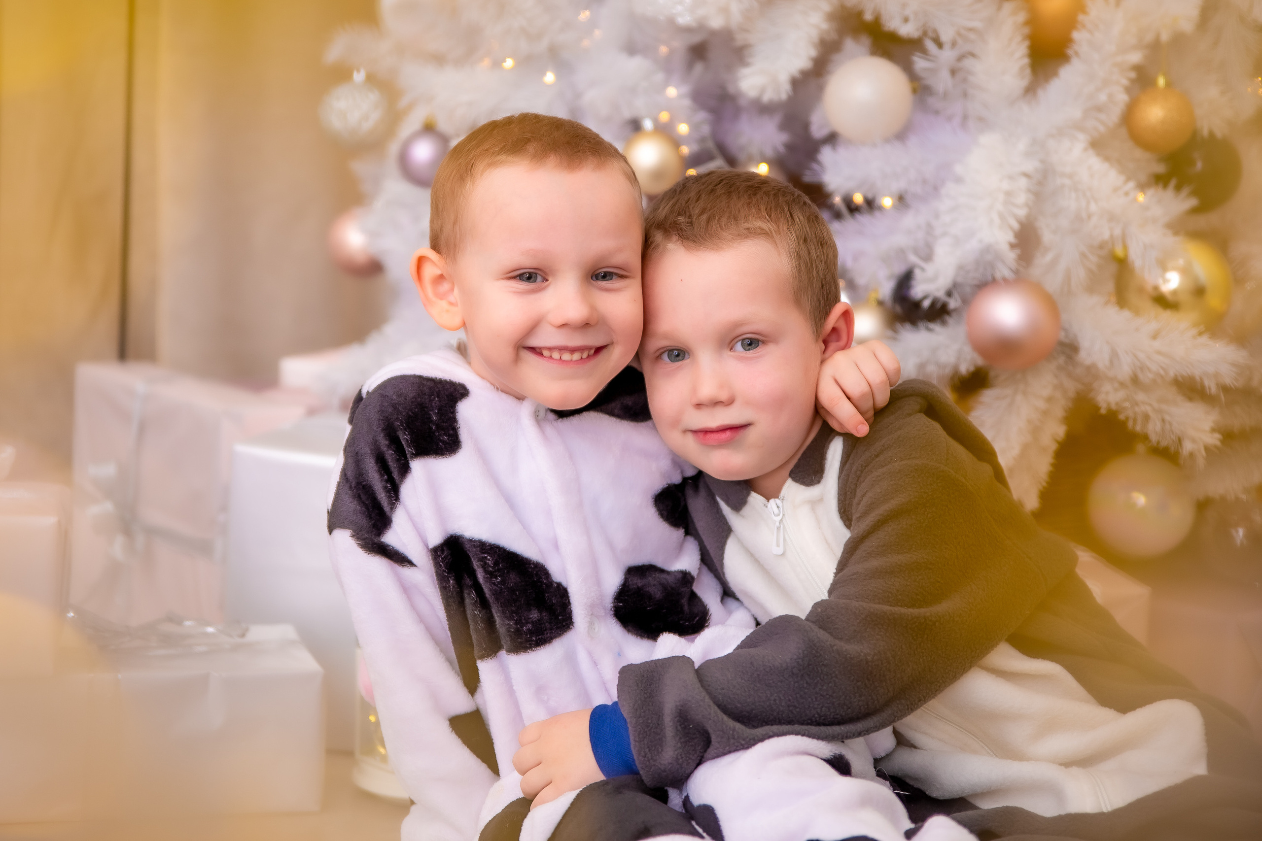 Новогодняя семейная съемка в фотостудии Веретено. Репортажный, семейный, свадебный фотограф Санкт-Петербург Ольга Лесюк