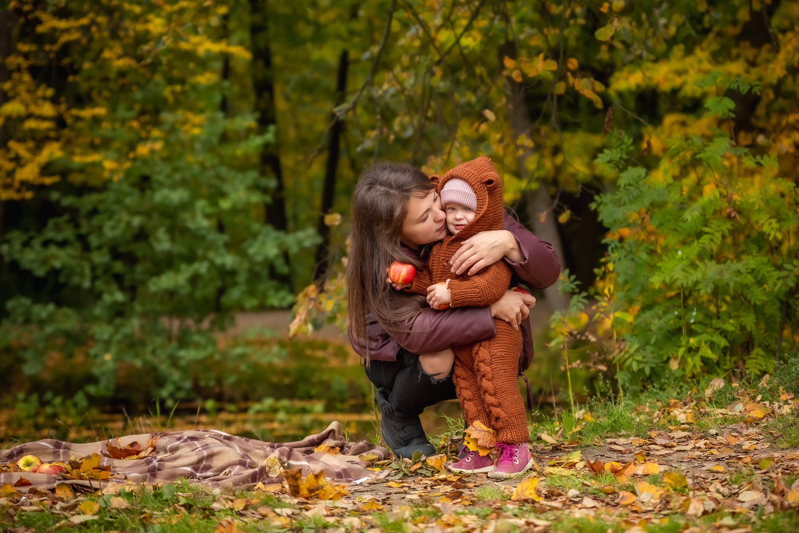 Осенняя съемка малышей в парке. Репортажный, семейный, свадебный фотограф Санкт-Петербург Ольга Лесюк