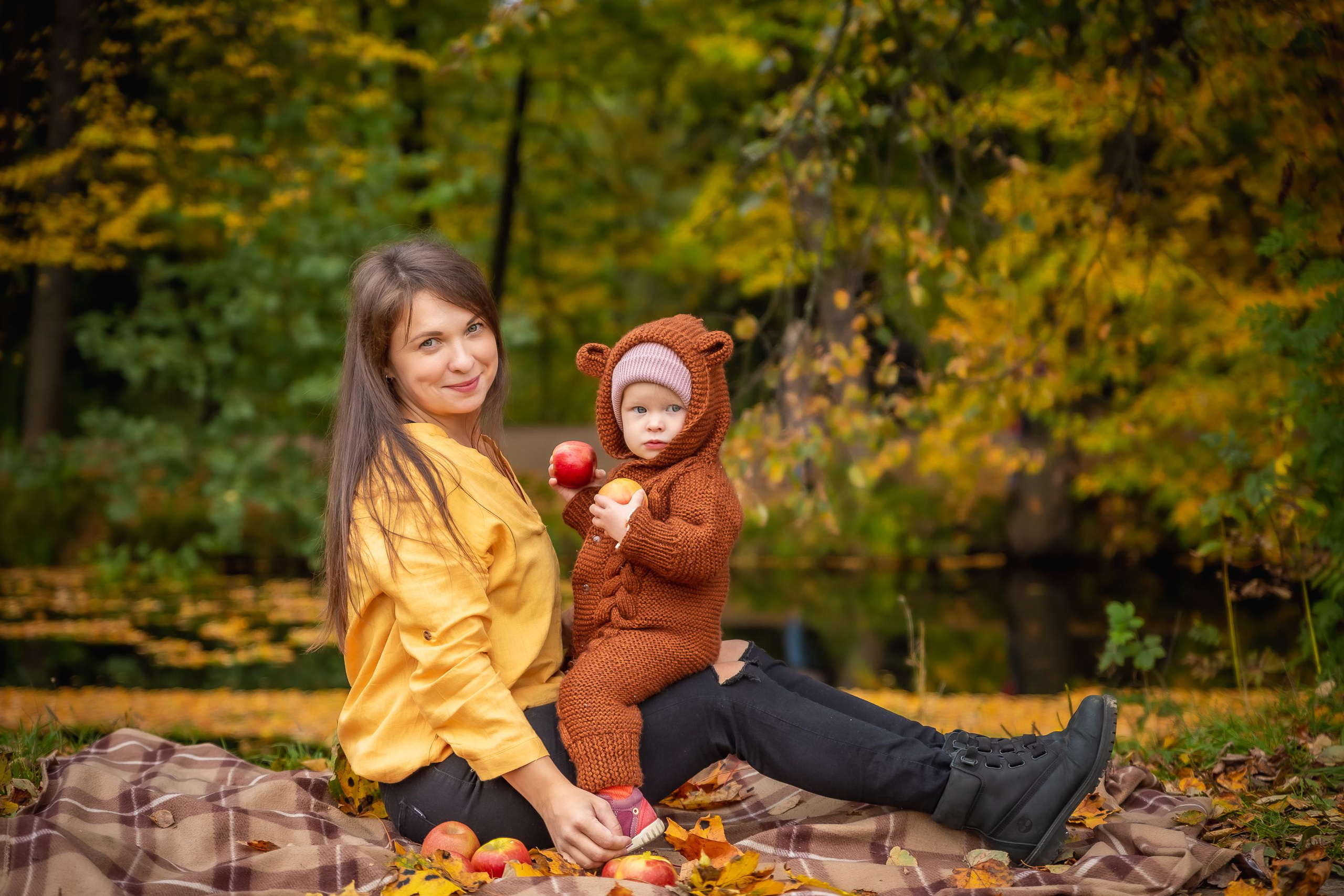 Осенняя съемка малышей в парке. Репортажный, семейный, свадебный фотограф Санкт-Петербург Ольга Лесюк