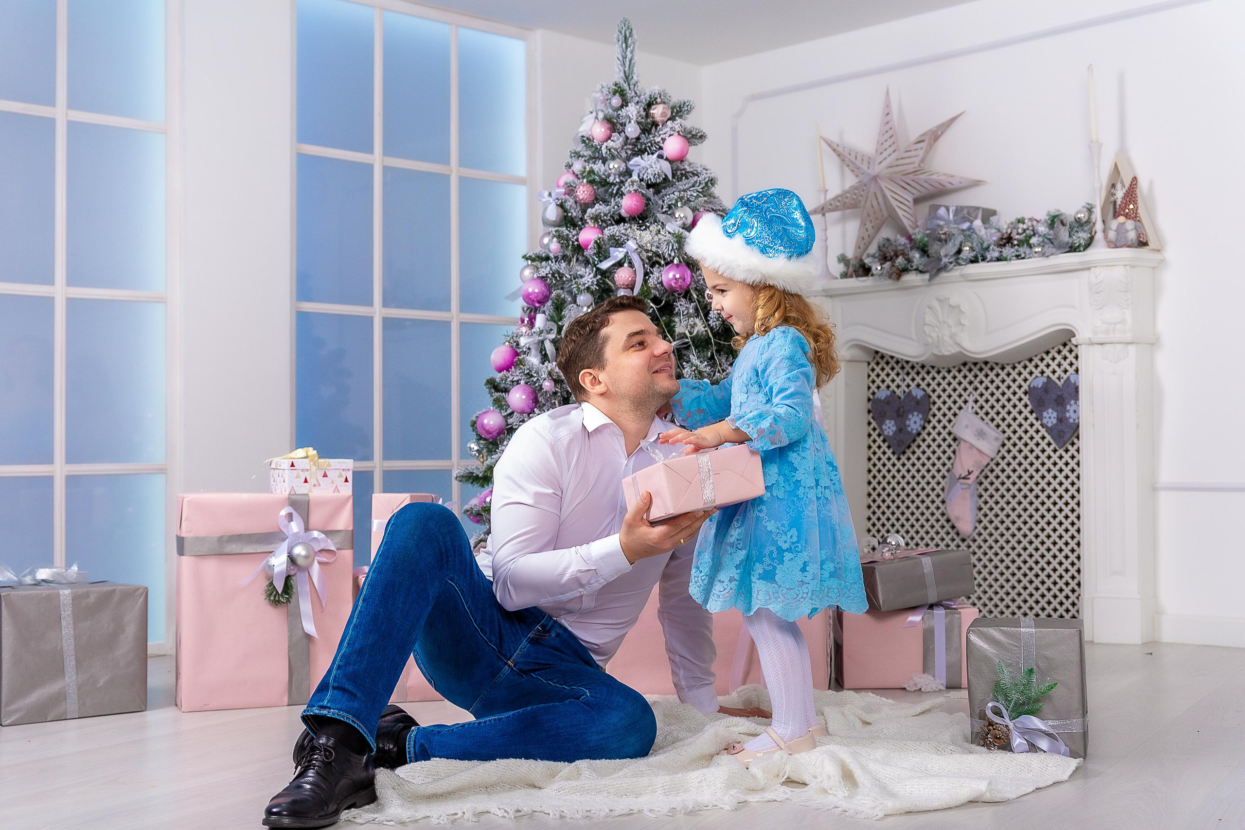 Новогодняя семейная съемка Олфи фотостудия. Репортажный, семейный, свадебный фотограф Санкт-Петербург Ольга Лесюк