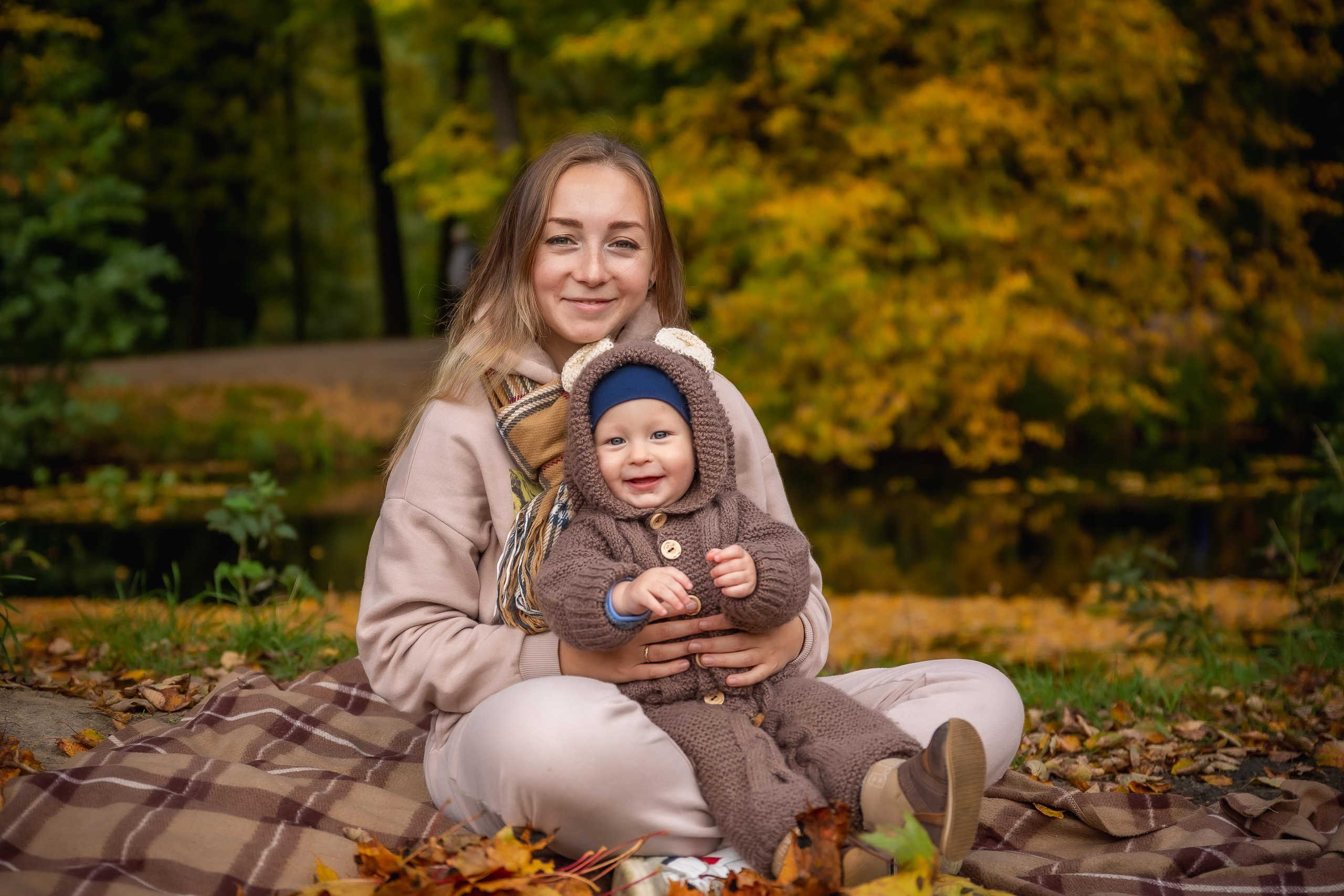 Осенняя съемка малышей в парке. Репортажный, семейный, свадебный фотограф Санкт-Петербург Ольга Лесюк